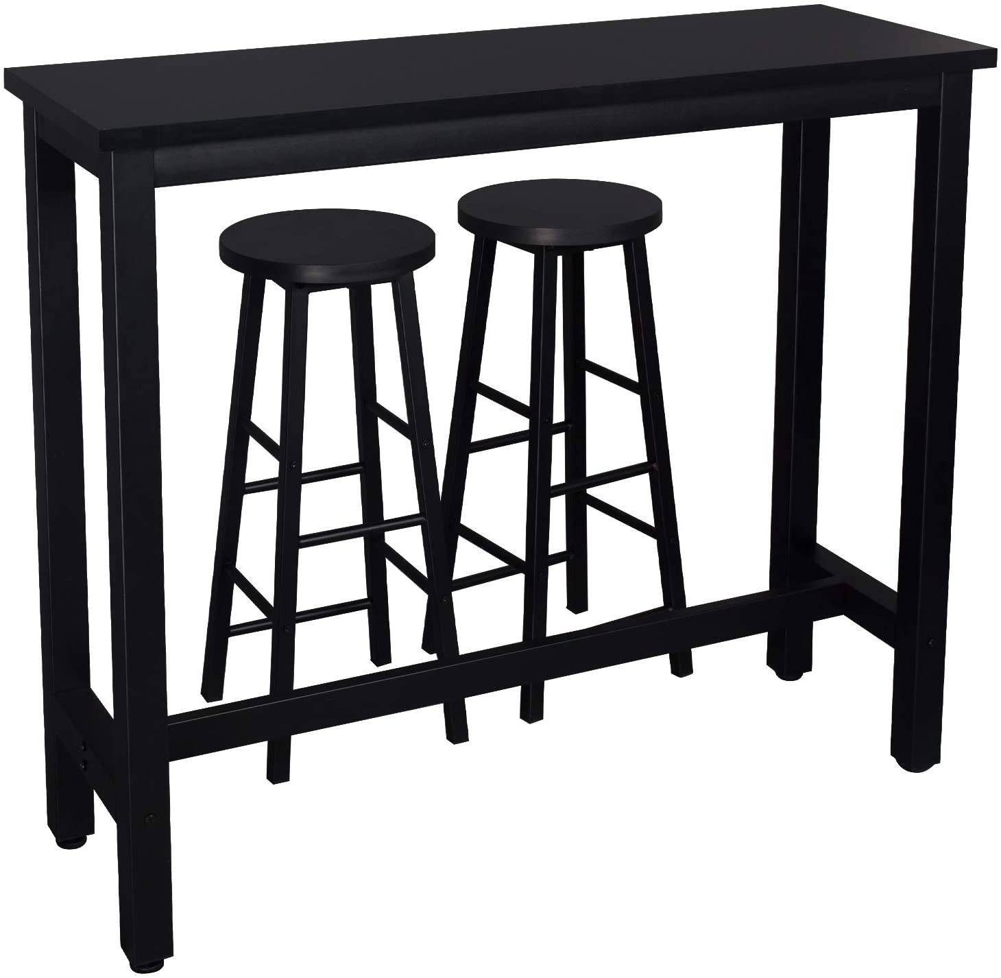 Woltu Bartisch, 1x Bartisch+2x Barhocker Set günstig online kaufen