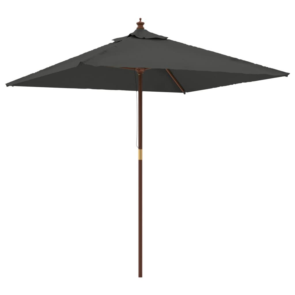 DOTMALL Sonnenschirm Sonnenschirm mit Holzmast 198x198x231 günstig online kaufen