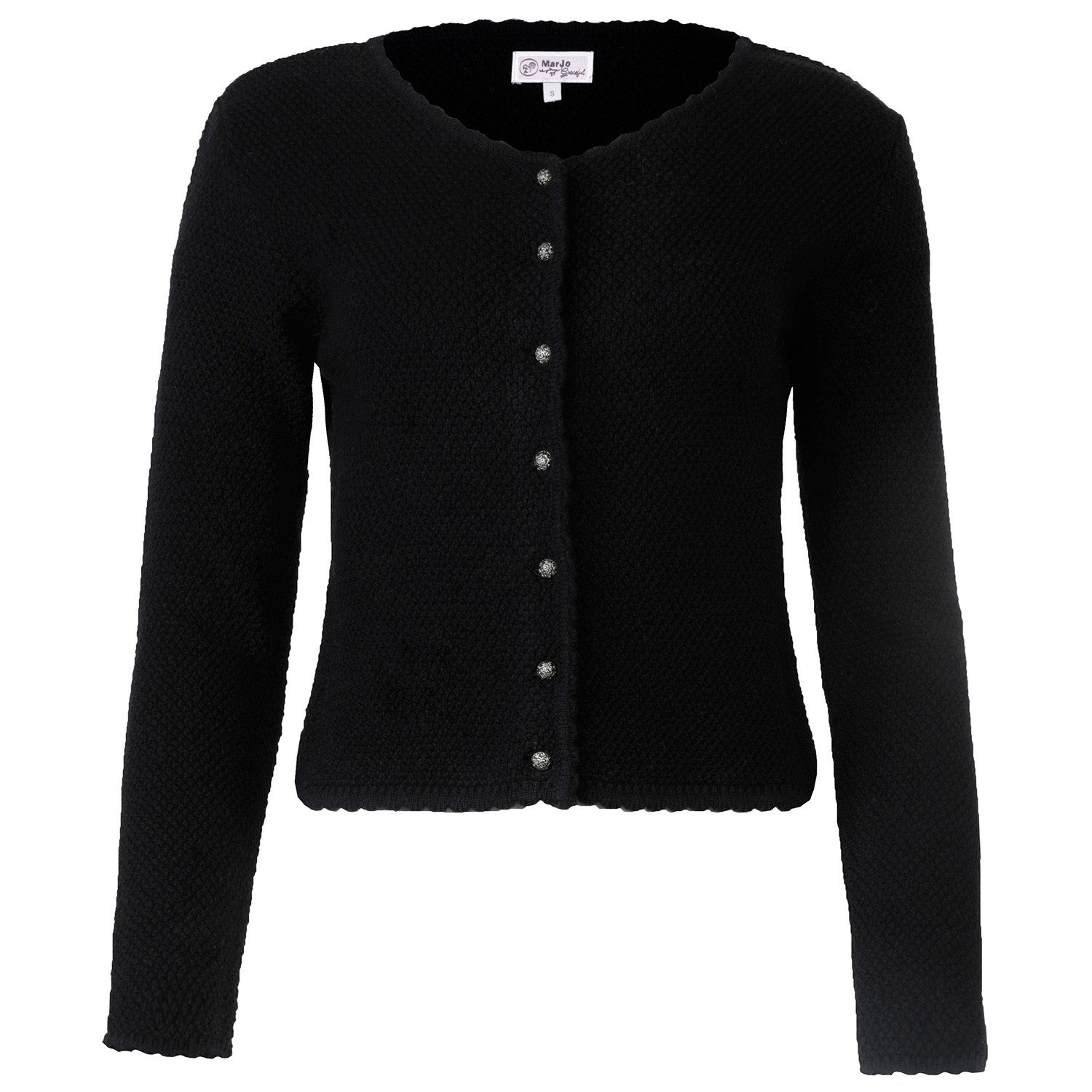 Trachtenstrickjacke MarJo Damen Trachten Jacke 'Vilseck' 220400, Schw