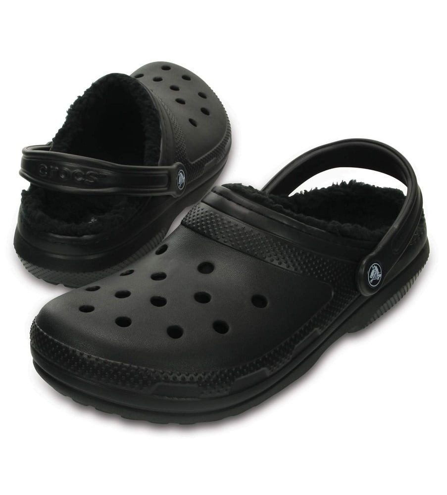 Crocs Classic Lined Clog (mit innenfutter) schwarz Sandale Badeschuh günstig online kaufen