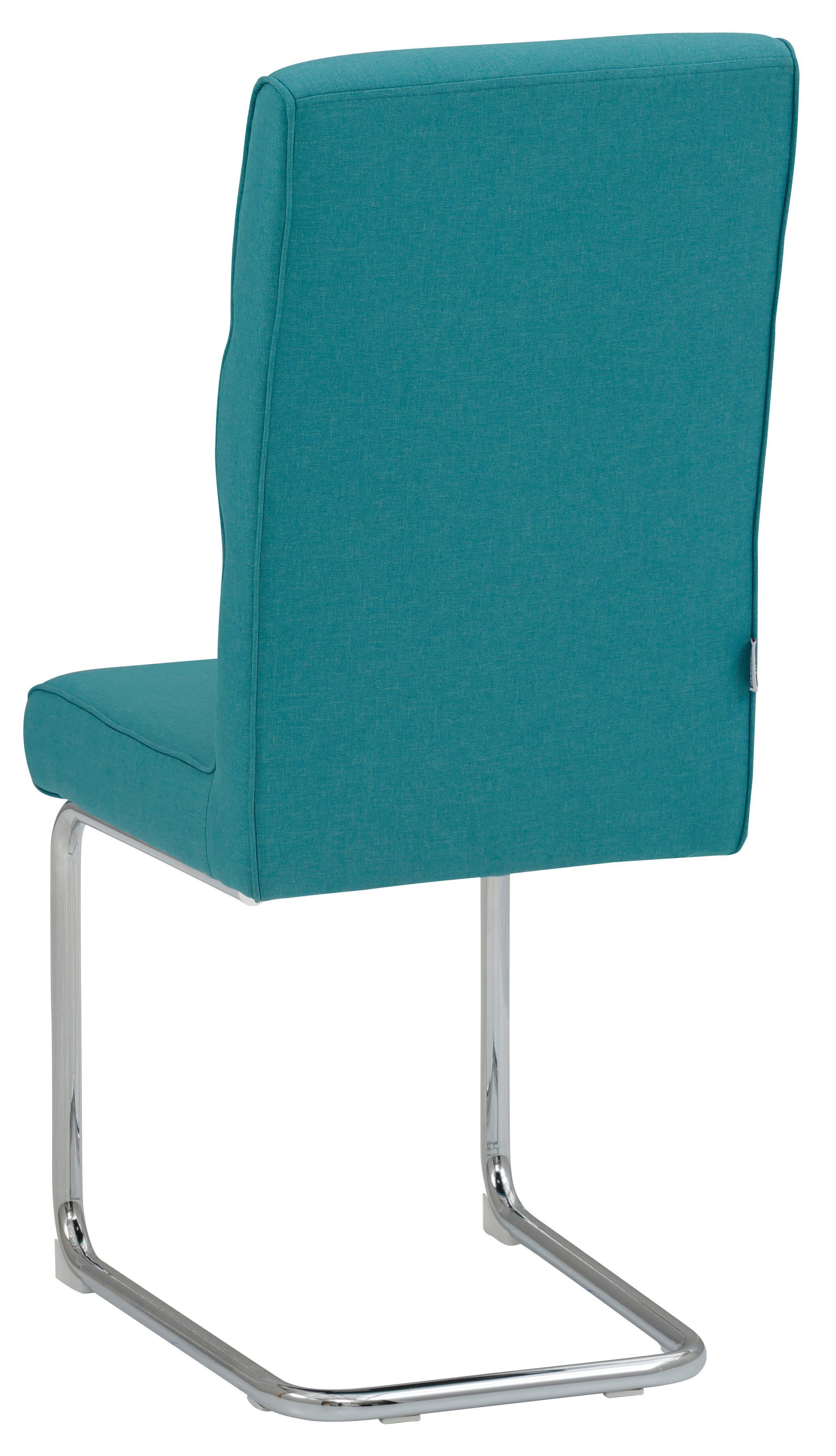 Sitz Metall, gepolstert, Lano, Set, 2er Sitzhöhe Gestell 50 im Freischwinger INOSIGN cm aus