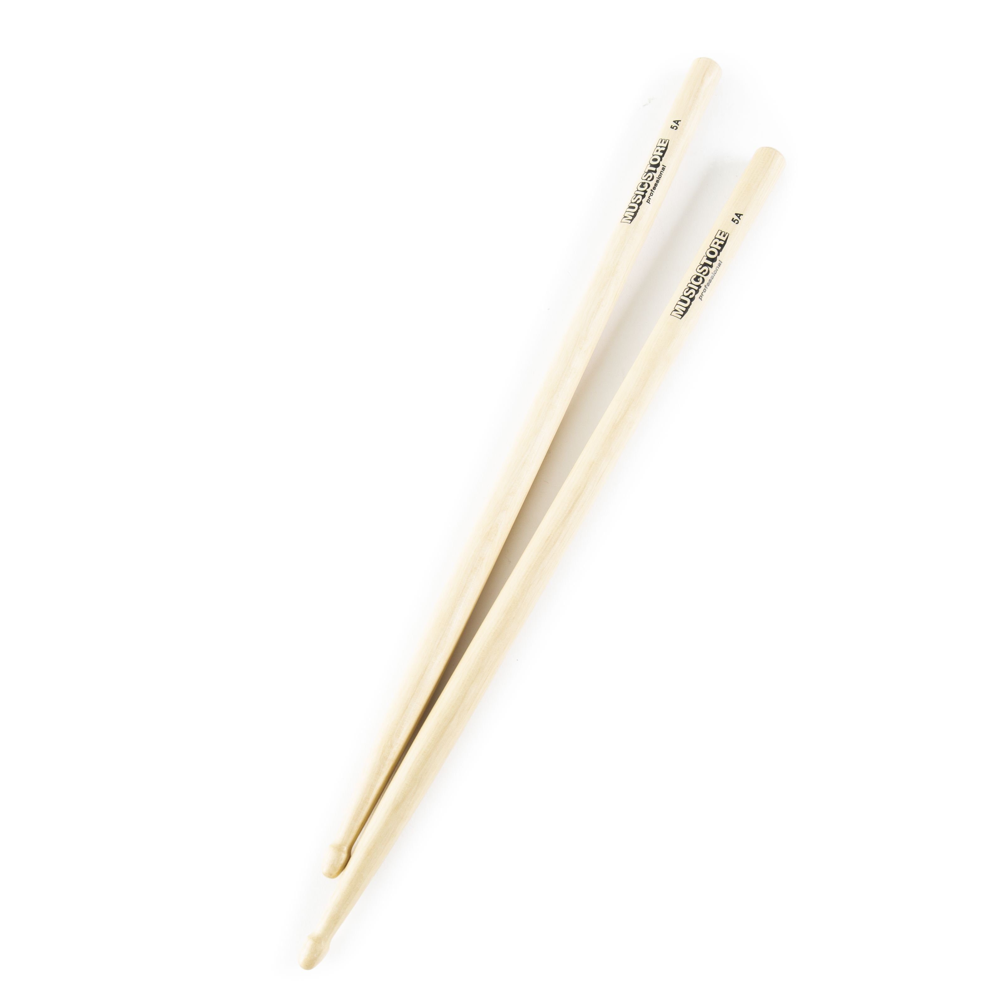 MUSIC STORE Drumsticks (Hornbeam 5A Drumsticks by Robust Balanced for Drums and Cymbals, Sticks, Beater und Mallets, Drumsticks Holztip), Hornbeam Drumsticks, 5A Drumsticks, Robust Balanced Drumsticks