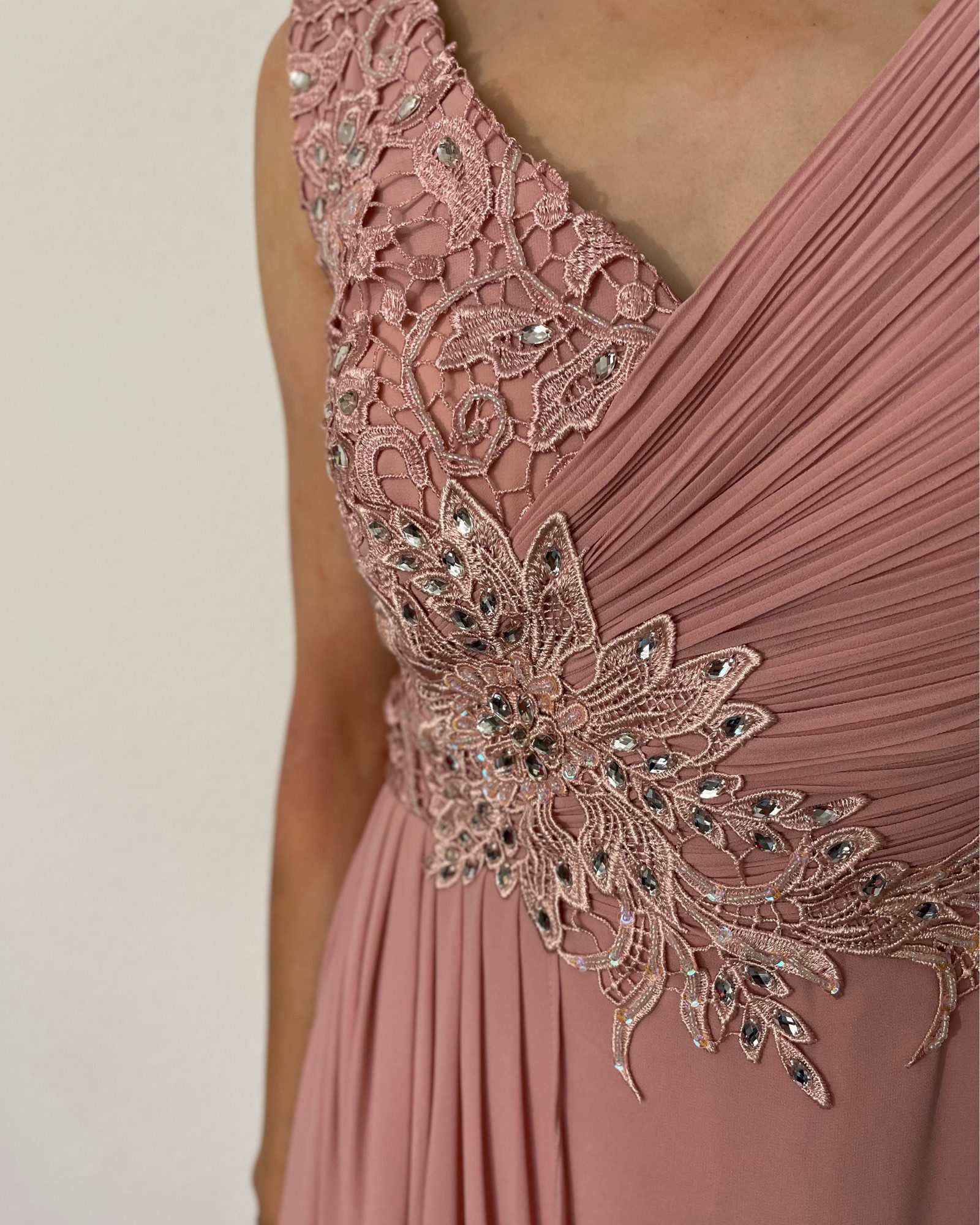 ITALY VIBES Midikleid ROMANA - Abendkleid - Kleid mit Strass - Stola günstig online kaufen