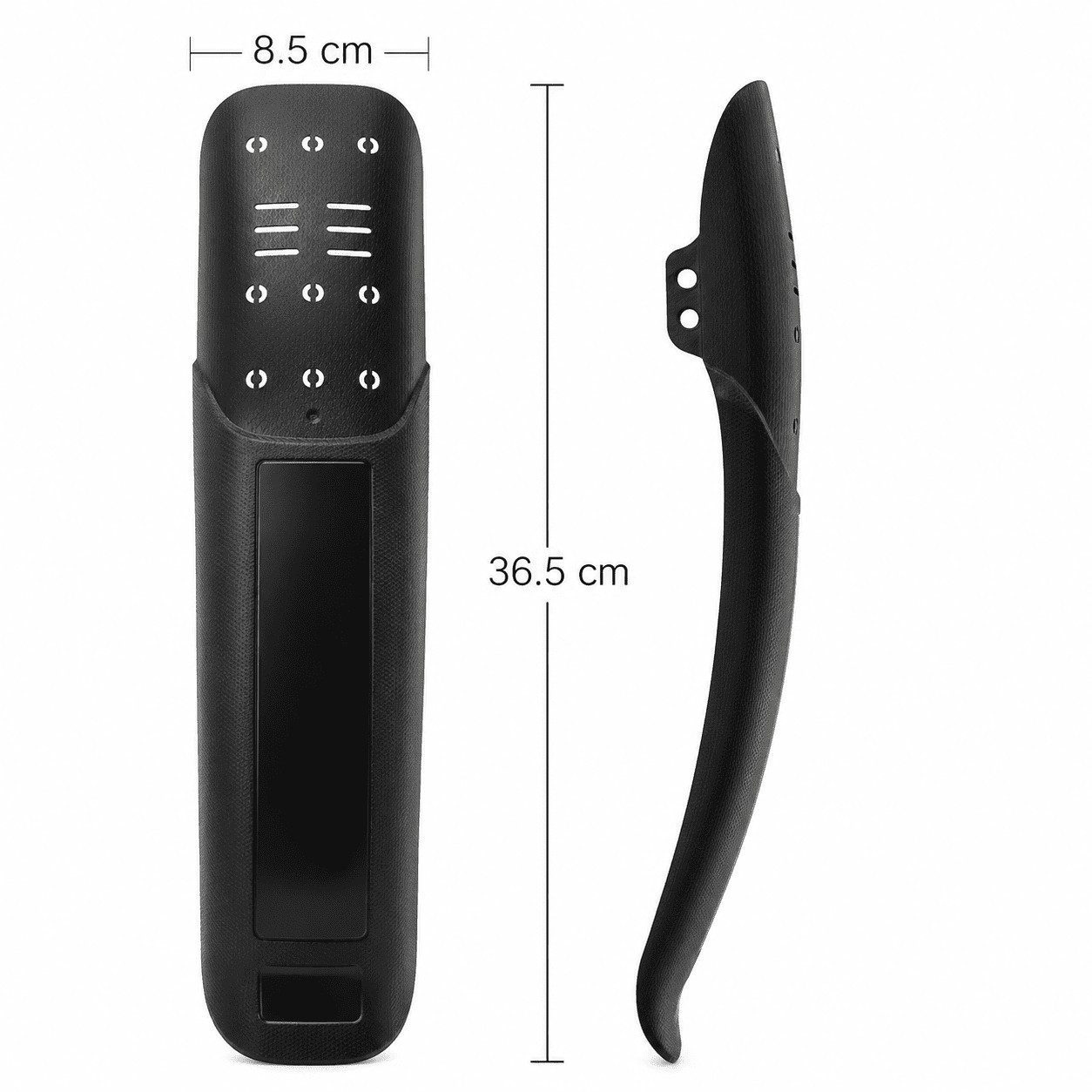 MidGard Schutzblech Fahrrad für Hinten oder Vorne Spritzschutz für E-Bike MTB Mudguard (1 St), für 24-29 Zoll Fahrräder mit 6 Kabelbinder