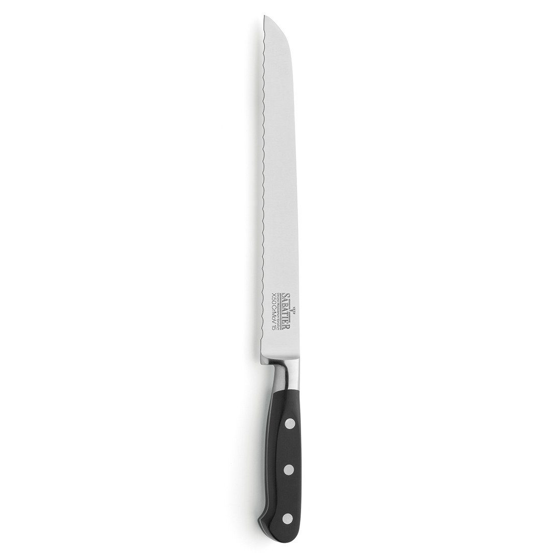 Richardson Sheffield Brotmesser V SABATIER, Klingenstahl 50CrMoV15, sehr stabile, scharfe Klinge