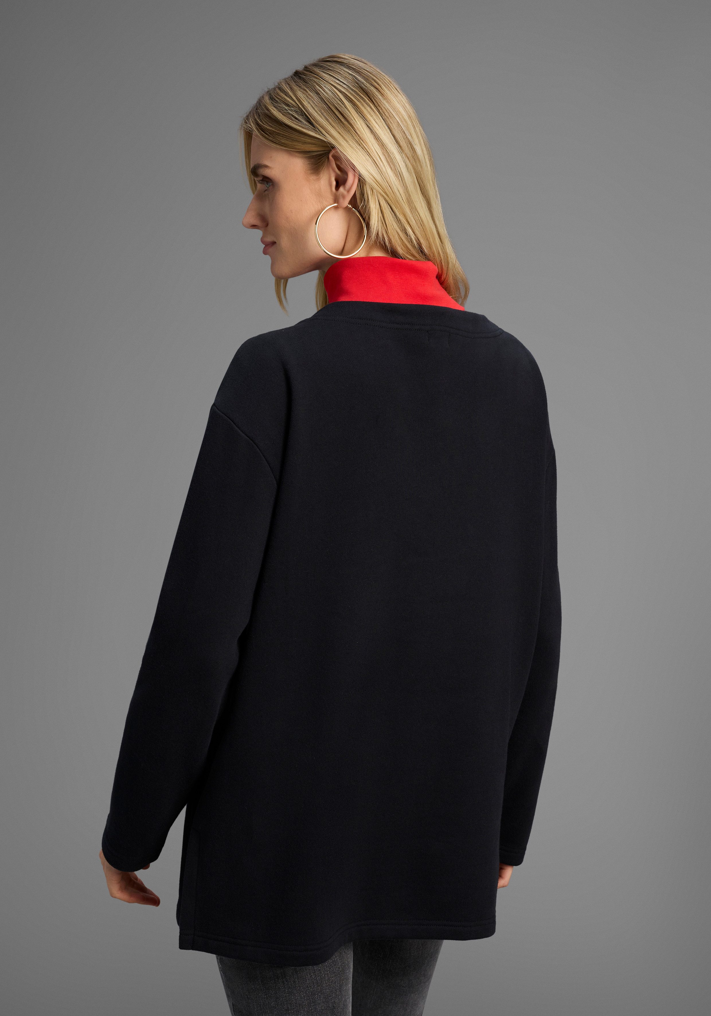 Laura Scott Sweater Lässig-weiter Sweater mit komfortabler Passform und Sei günstig online kaufen