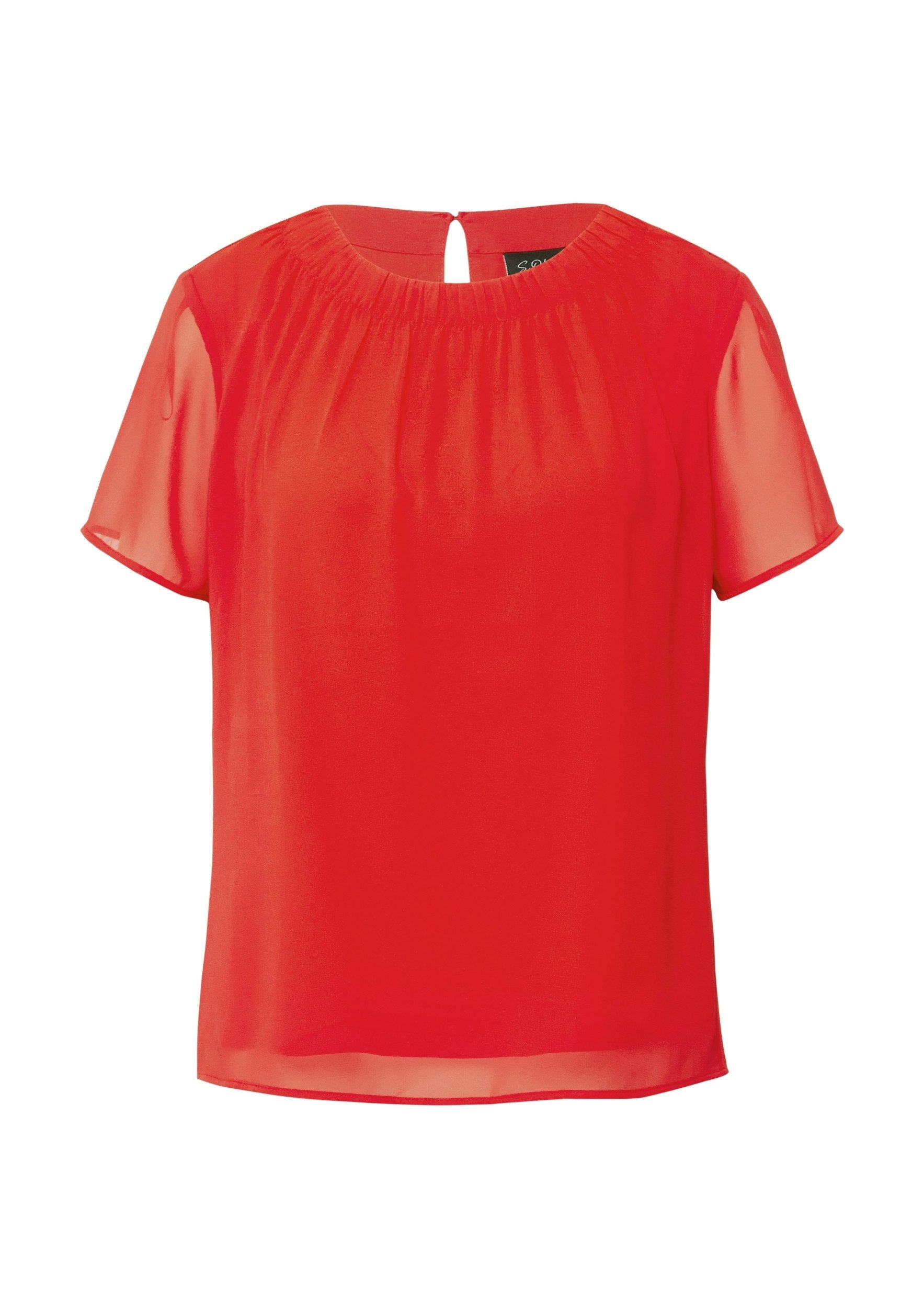 s.Oliver BLACK LABEL Kurzarmbluse Bluse günstig online kaufen