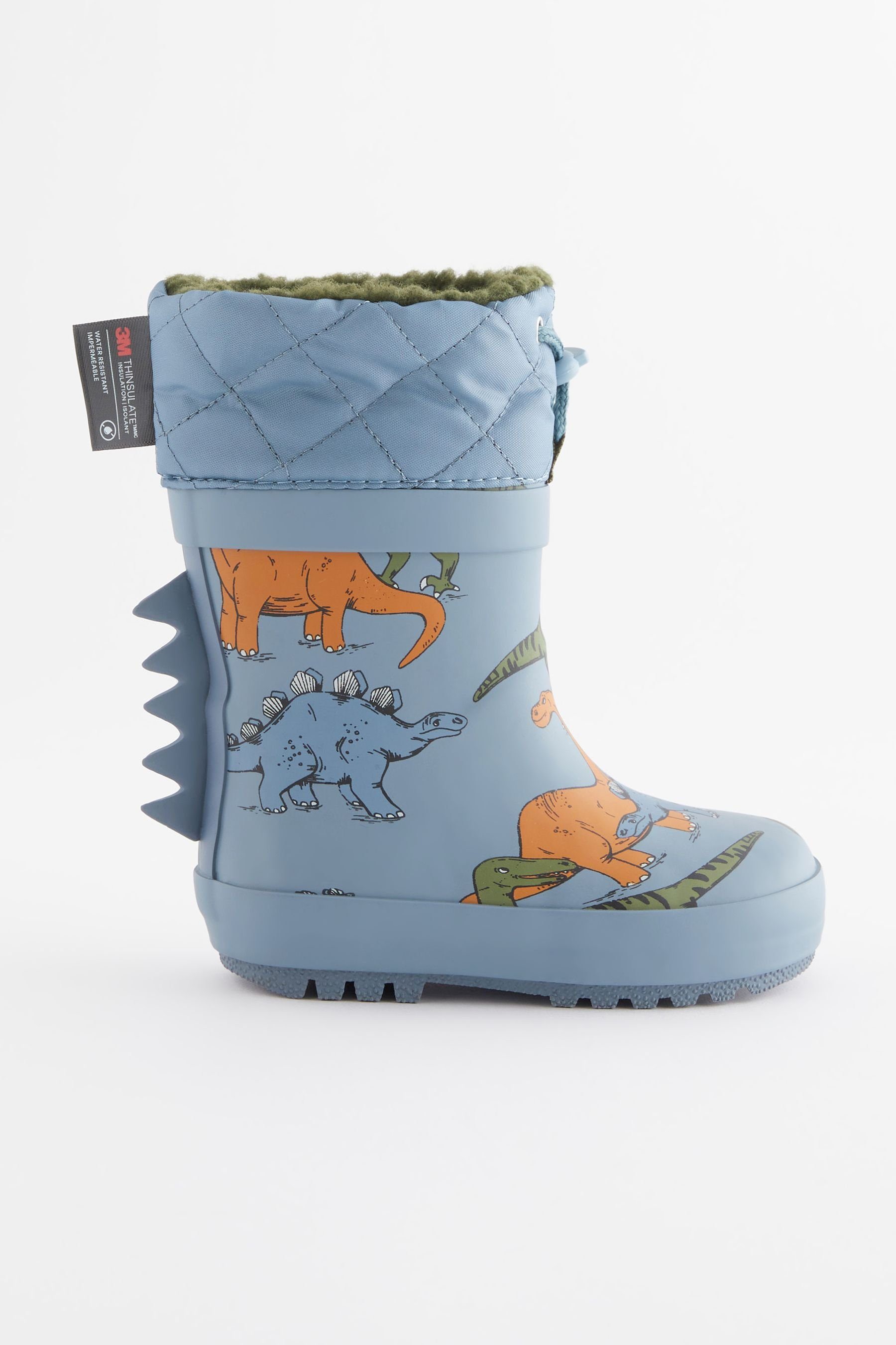 Next Gummistiefel mit Schnürbund Gummistiefel (1-tlg) Blue Dinosaur