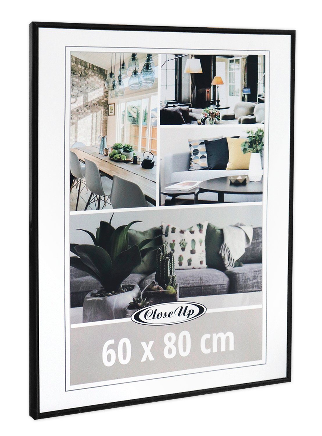 Close Up Bilderrahmen Posterrahmen 60 x 80 cm schwarz günstig online kaufen