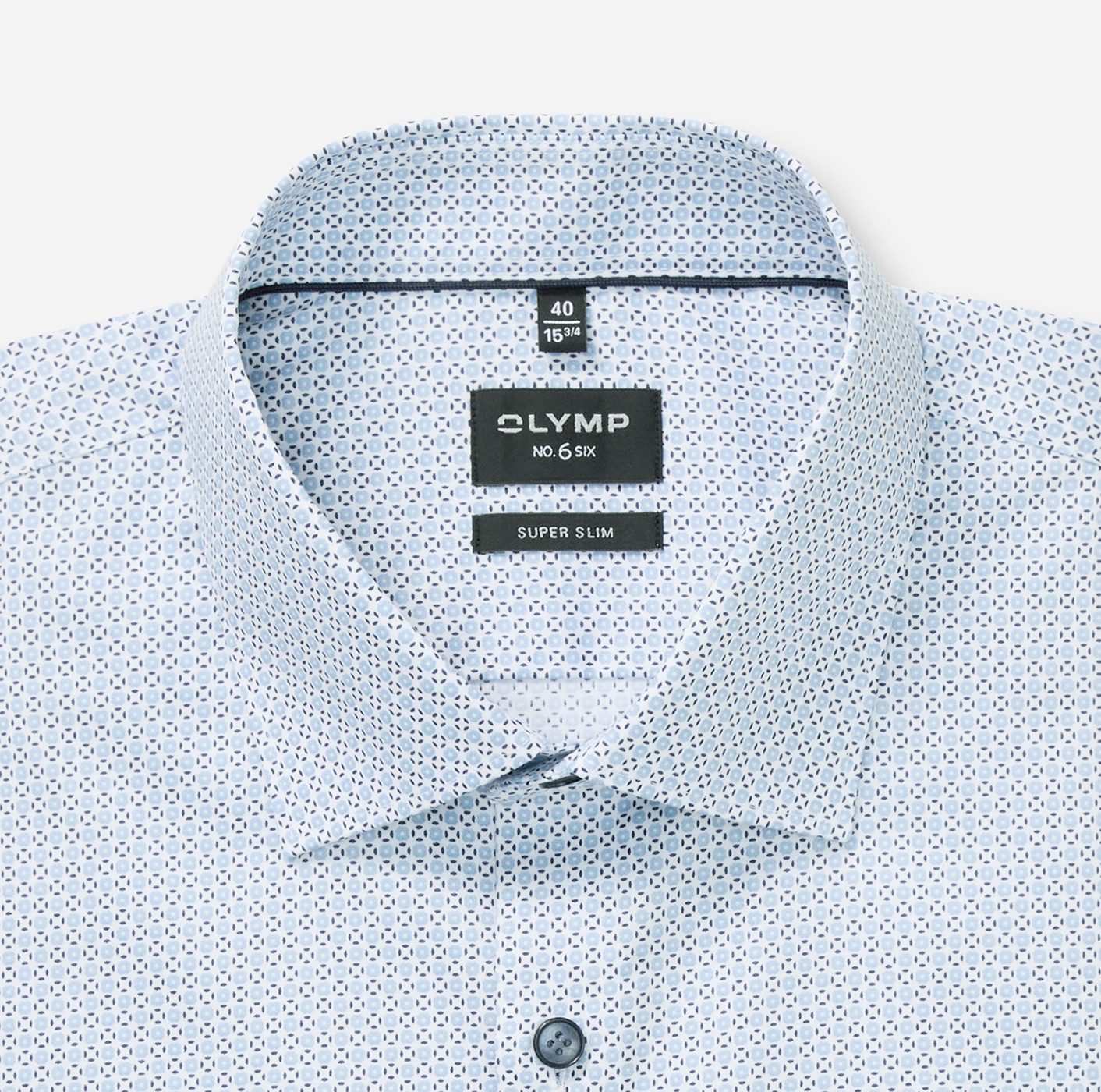 OLYMP Langarmhemd No 6 Businesshemd, super slim, New York Kentkragen