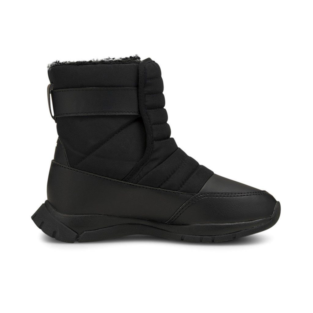 PUMA Winterstiefel Nieve (wasserabweisend/gefüttert) schwarz Kinder Sneaker