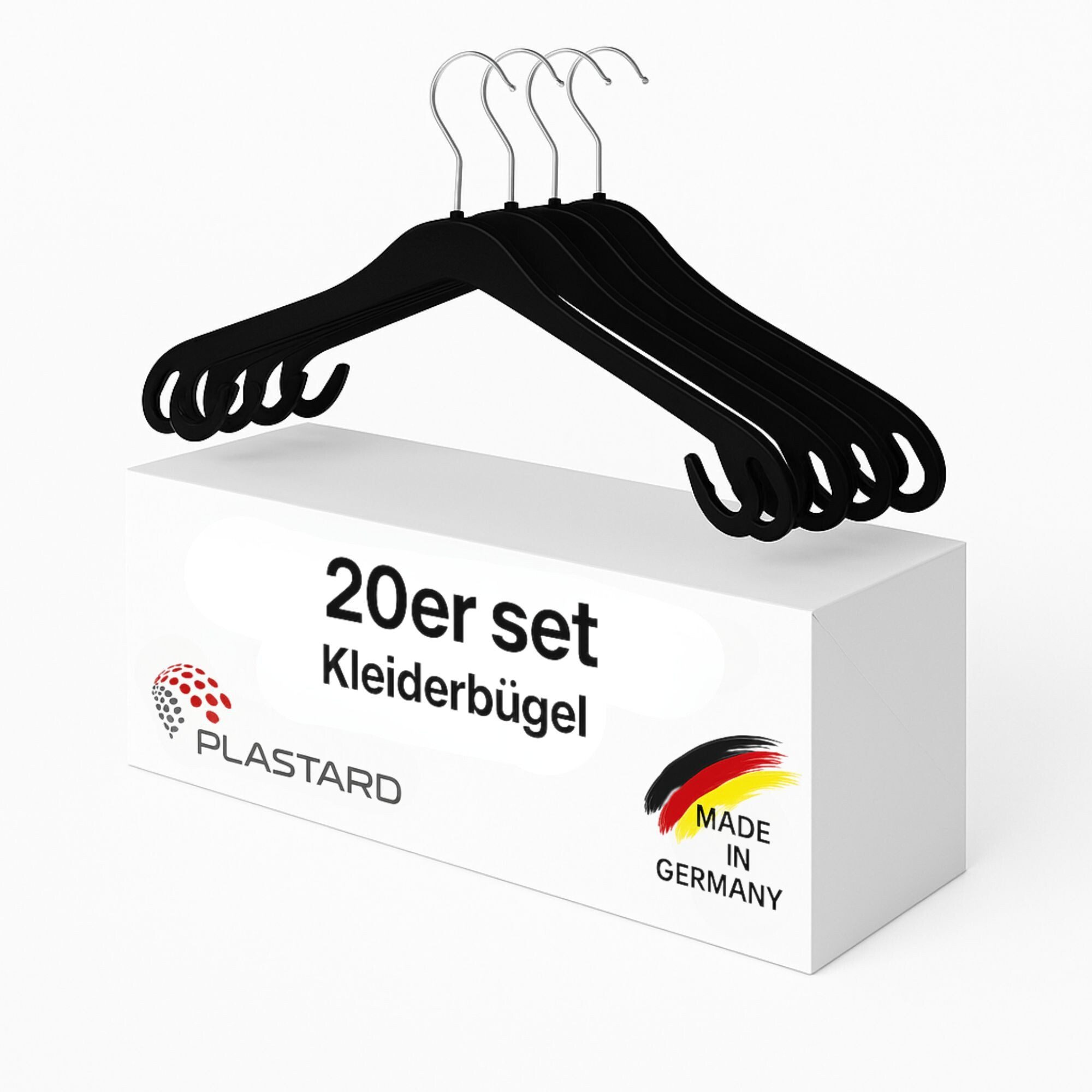 Plastard Kleiderbügel Platzsparend strapazierfähiger, 360° drehbar, günstig online kaufen