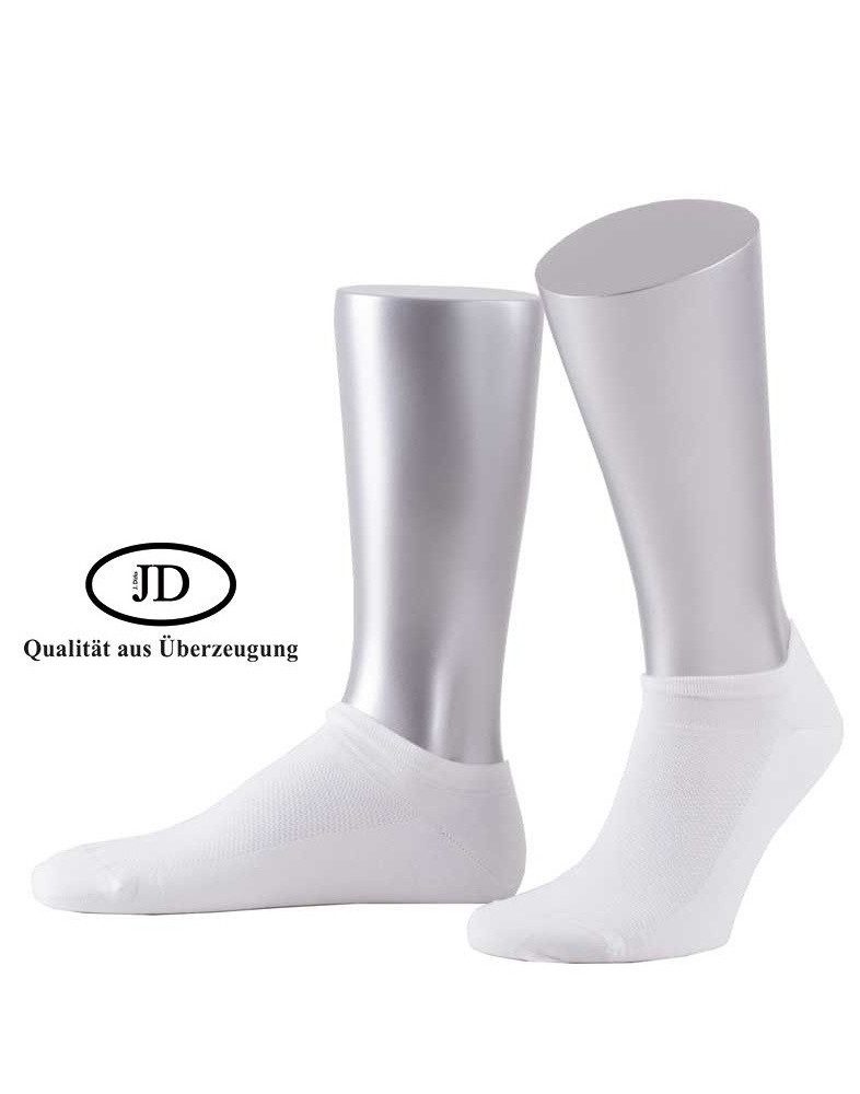 JD Socken Tagessocke Sneaker Basic (Baumwolle) weiss - 2 Paar