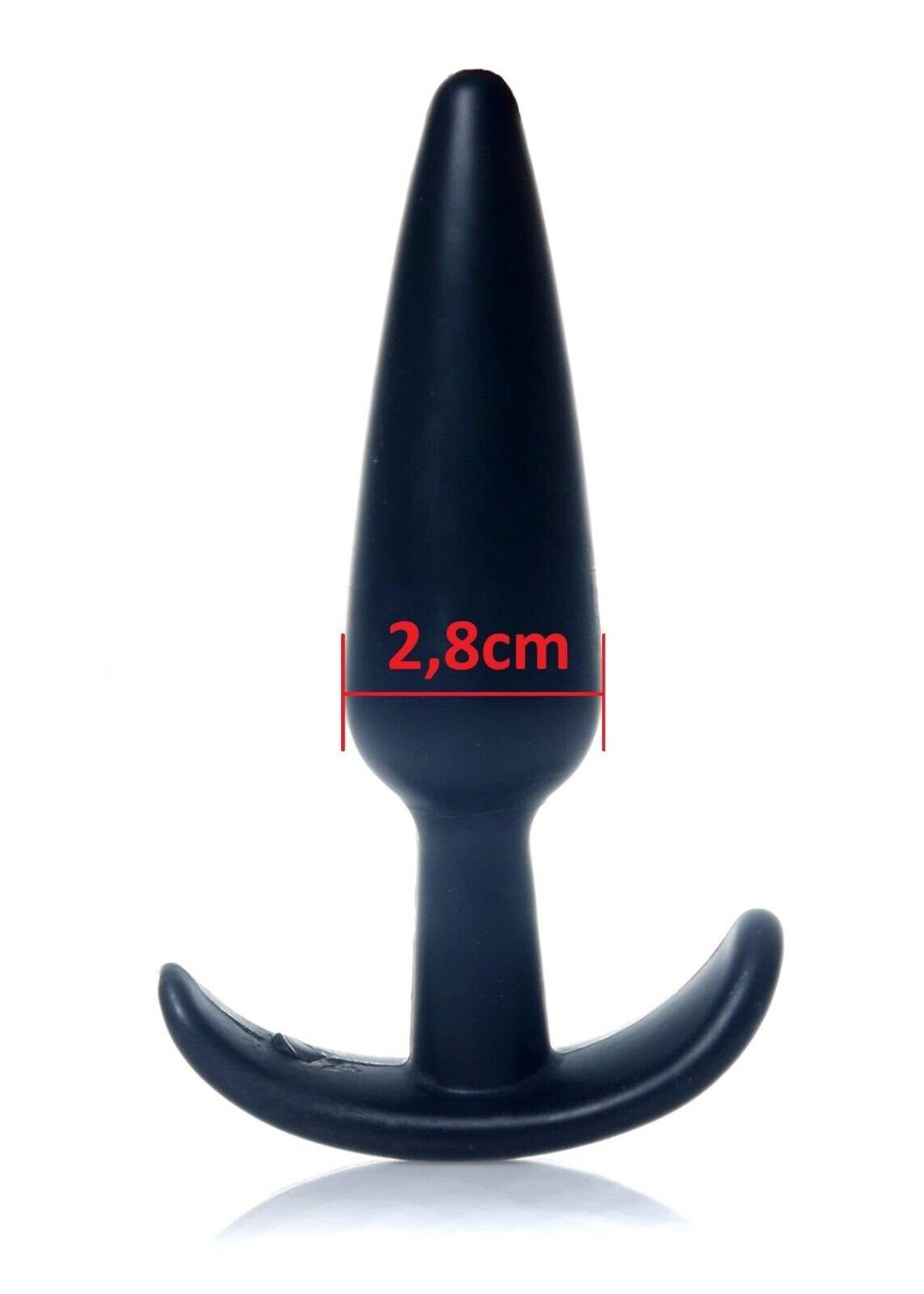 denu-shop Analplug Anal Plug Lang 12cm Anal Weich Stöpsel Sexspielzeug T-Plug
