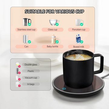HYTIREBY Tassenwärmer Tassenwärmer elektrisch intelligenter Kaffeewärmer, mit automatischer Abschaltung, für Kaffee, Milch