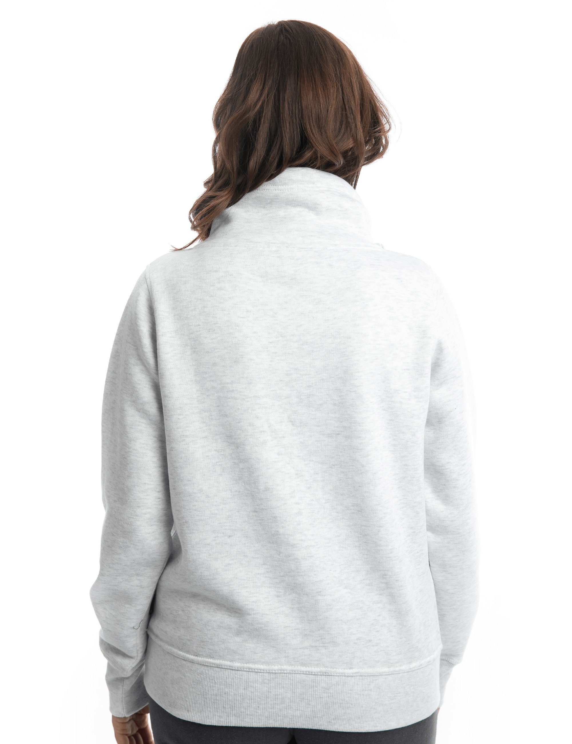 ROADSIGN australia Sweatshirt Joyful (1, 1-tlg., 1) mit Schlauchkragen, Kordelzug und Logo-Aufdruck "Happy"