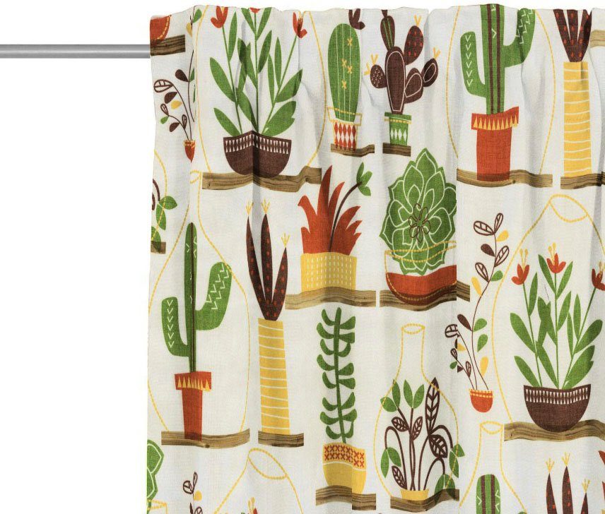 Wirth Vorhang Oakham (1 St), Multifunktionsband, blickdicht, Jacquard