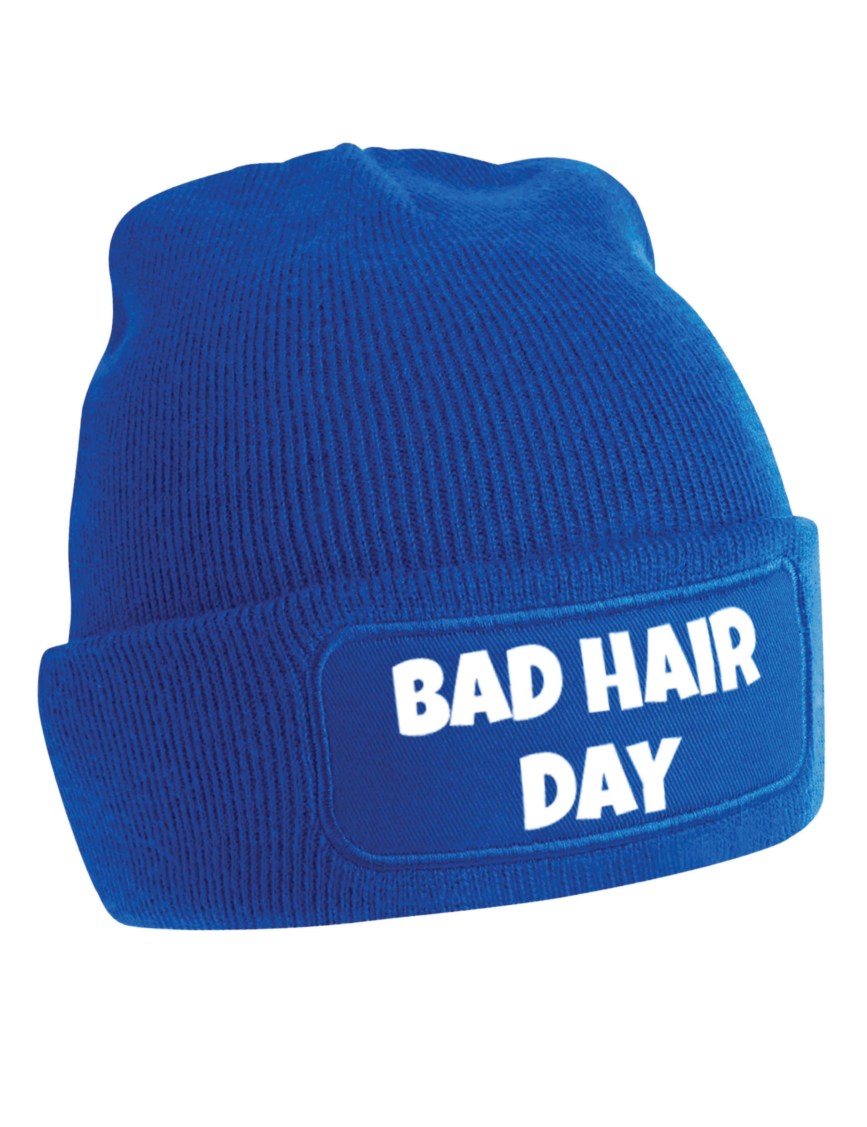 Youth Designz Beanie "BAD HAIR DAY" unisex Beanie Müzte mit trendigem Motiv