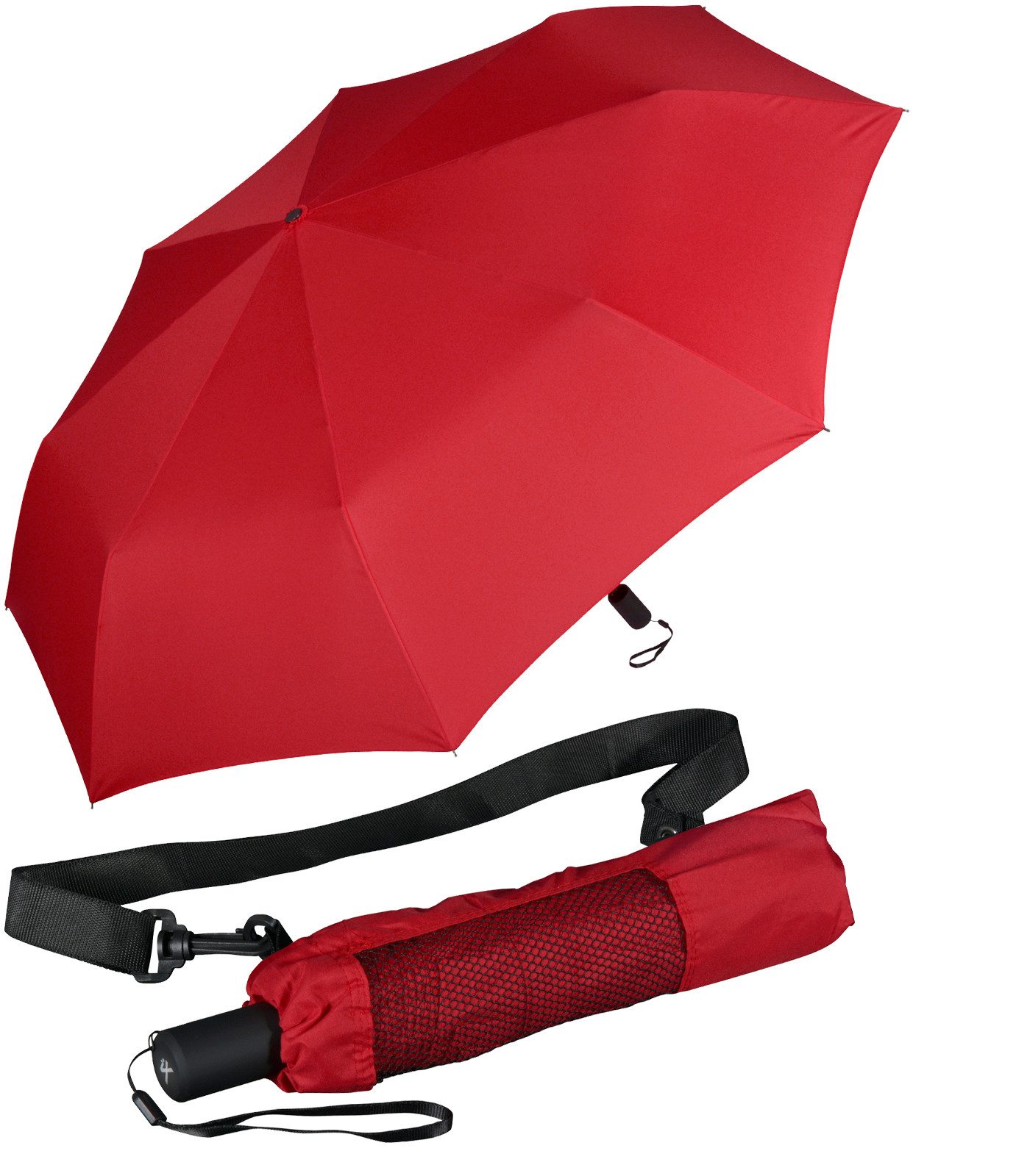 iX-brella Trekkingschirm Trekking Schirm XXL 115cm mit Umhängetasche, sehr-groß