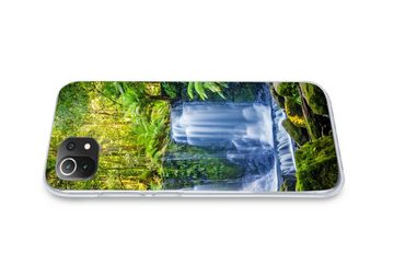 MuchoWow Handyhülle Dschungel - Wasserfall - Australien - Pflanzen - Natur, Phone Case, Handyhülle Xiaomi Mi 11 Lite, Silikon, Schutzhülle