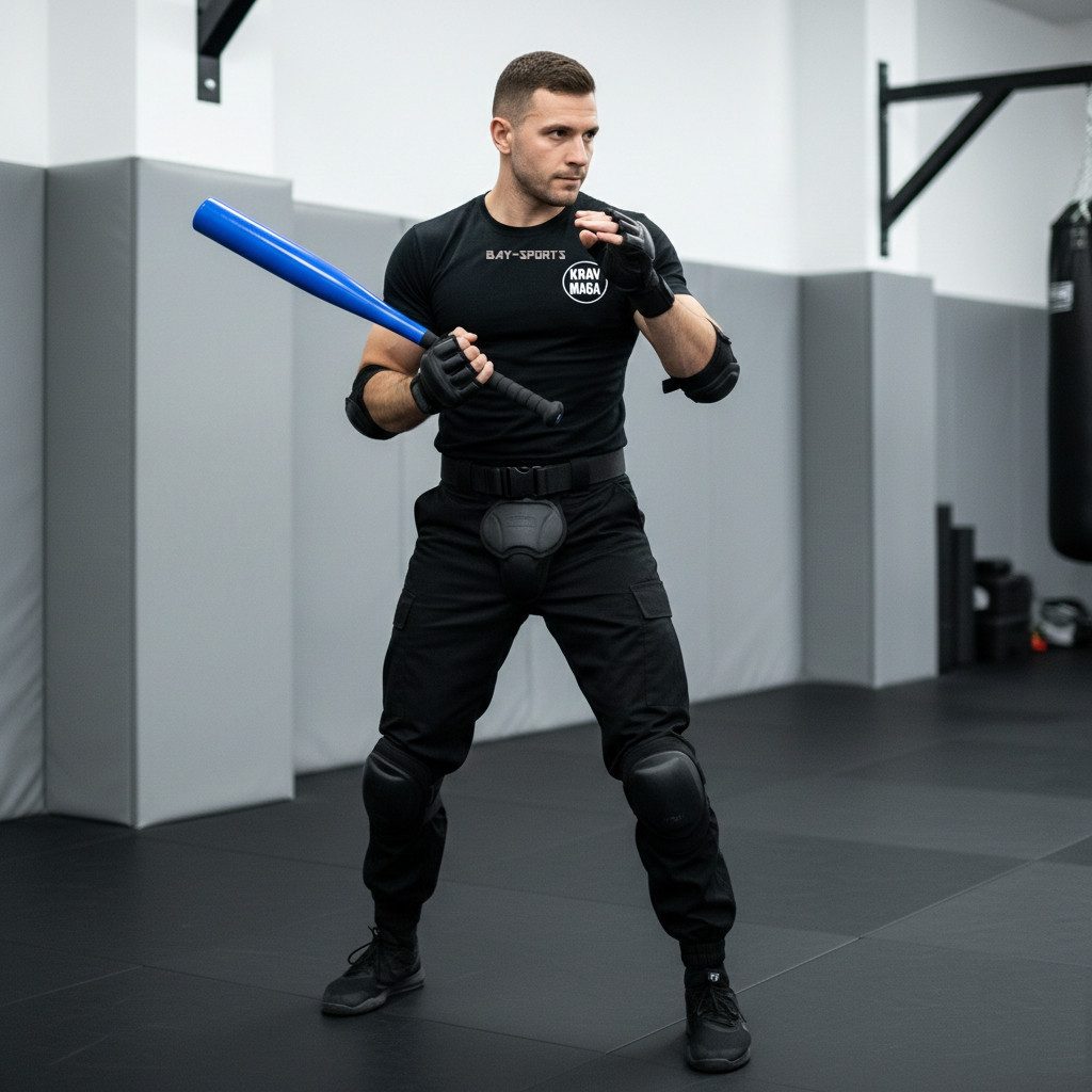 BAY-Sports Baseballschläger Weich Softstock EVA für Krav Maga Self Defense Kampfsport SV 55 cm, Schaumstoff, 55 ", (Stück), Schaumstoff, 55 cm - 290 g - Sparring und Selbstverteidigungstraining