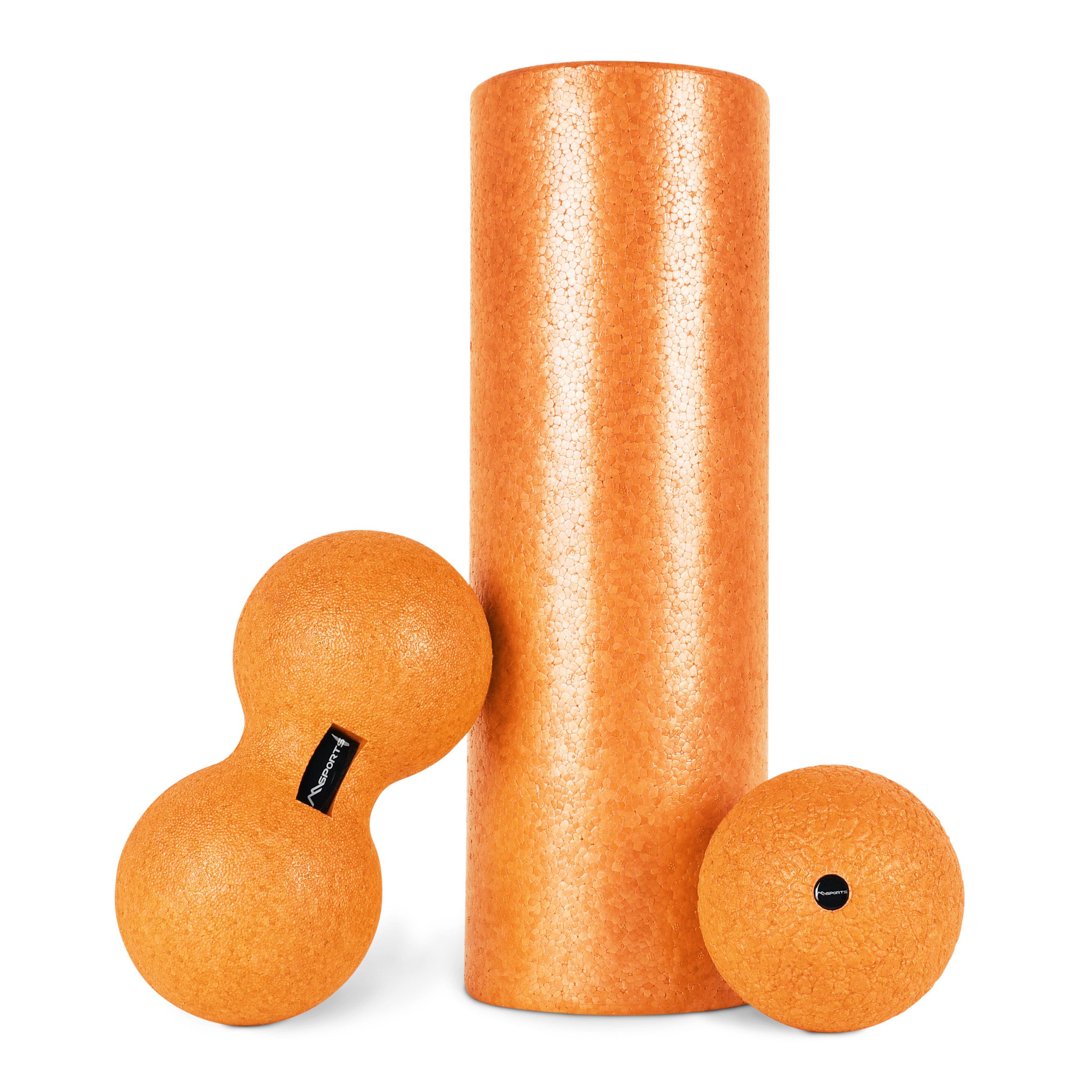 Massagerolle FASZIENSET 3er Set - Massagerolle + Massageball + Peanutball