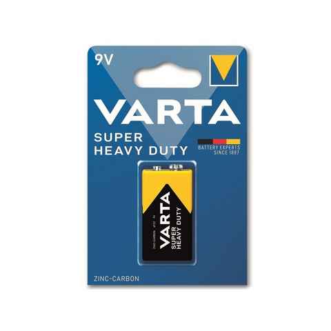 VARTA VARTA Batterie Zink-Kohle, E-Block, 6F22, 9V Batterie