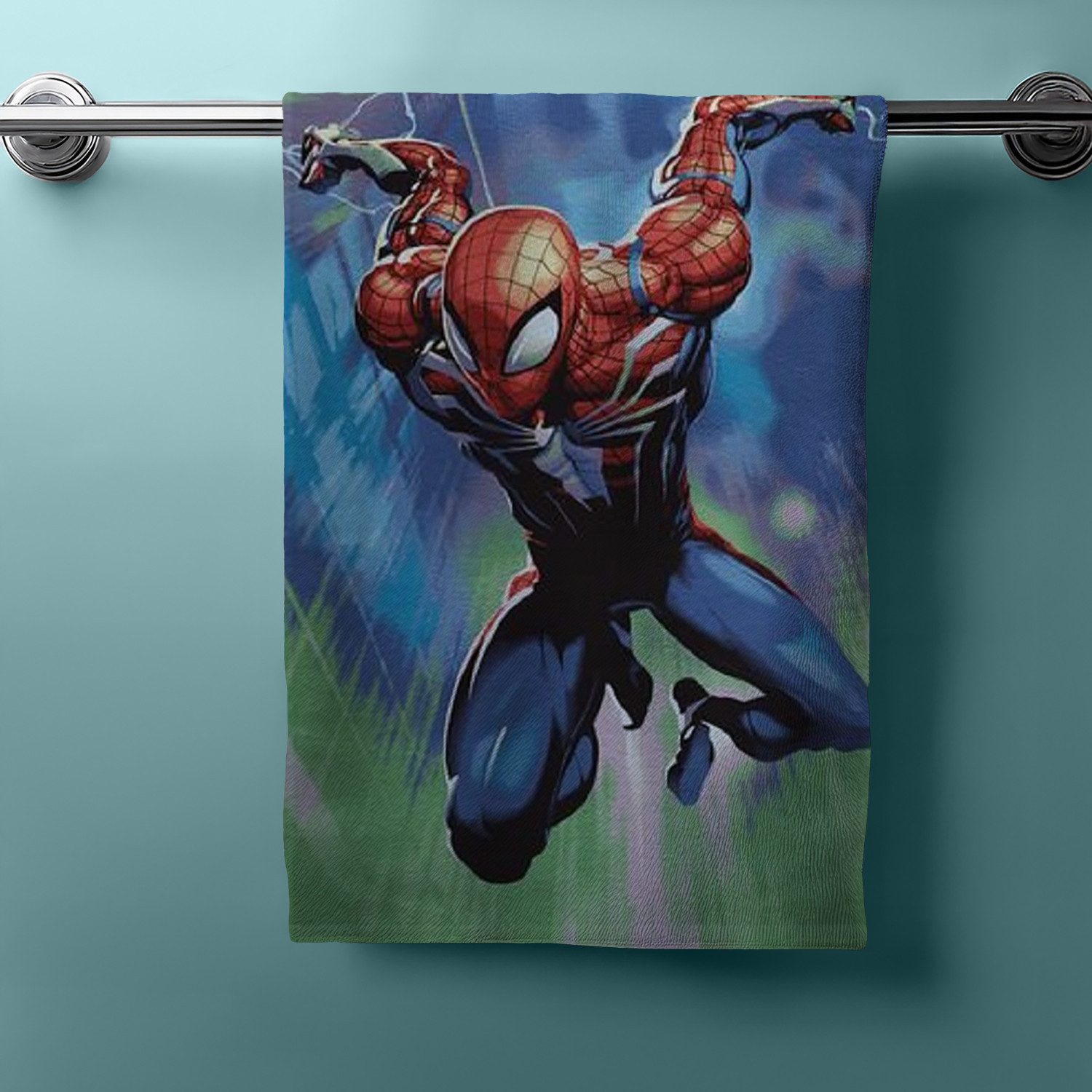 Aptex Handtücher Spiderman Duschtuch Badetuch Strandtuch günstig online kaufen