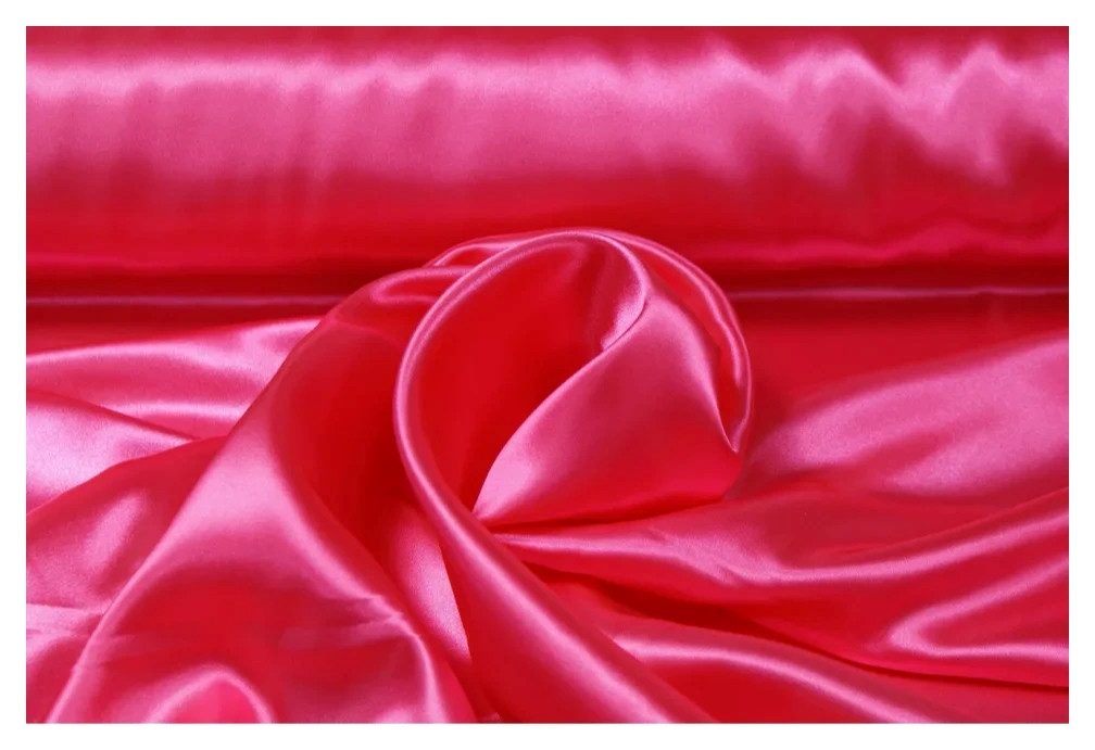 Jirex Trading Company Stoff Satin Meterware für Deko,Basteln,Kleidung 150cm breit UNI