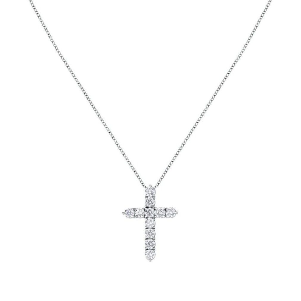 MORELLATO Kette mit Einhänger Stylish Silver Necklace with Large Cross Tesori SAIW116