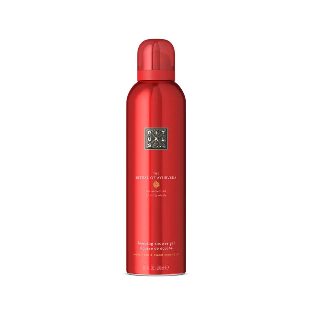 Rituals Duschgel Rituals Duschschaum The Ritual Of Ayurveda 200 ml, 1-tlg., Beruhigende Wirkung mit indischer Rose und Süßmandel