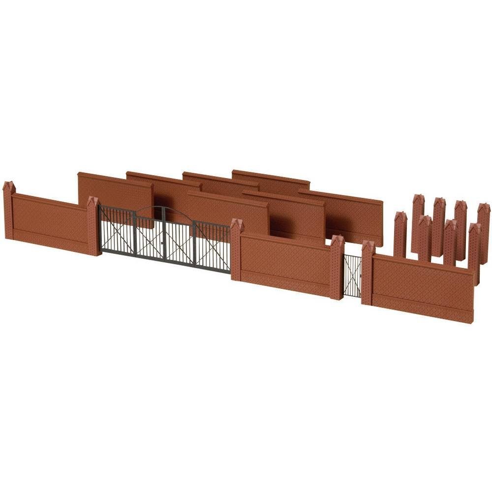 Modelleisenbahn-Haus H0 Einfriedung mit Toren