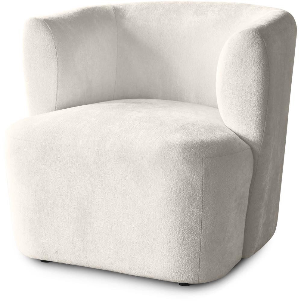 Beautysofa Sessel NORI Moderner Designer-Sitzsessel im skandinavischen Stil (minimalistischer Lounge-Sessel, Polstersessel, mit armlehen), Perfekt für Wohnzimmer, Wartezimmer oder Empfangsbereich
