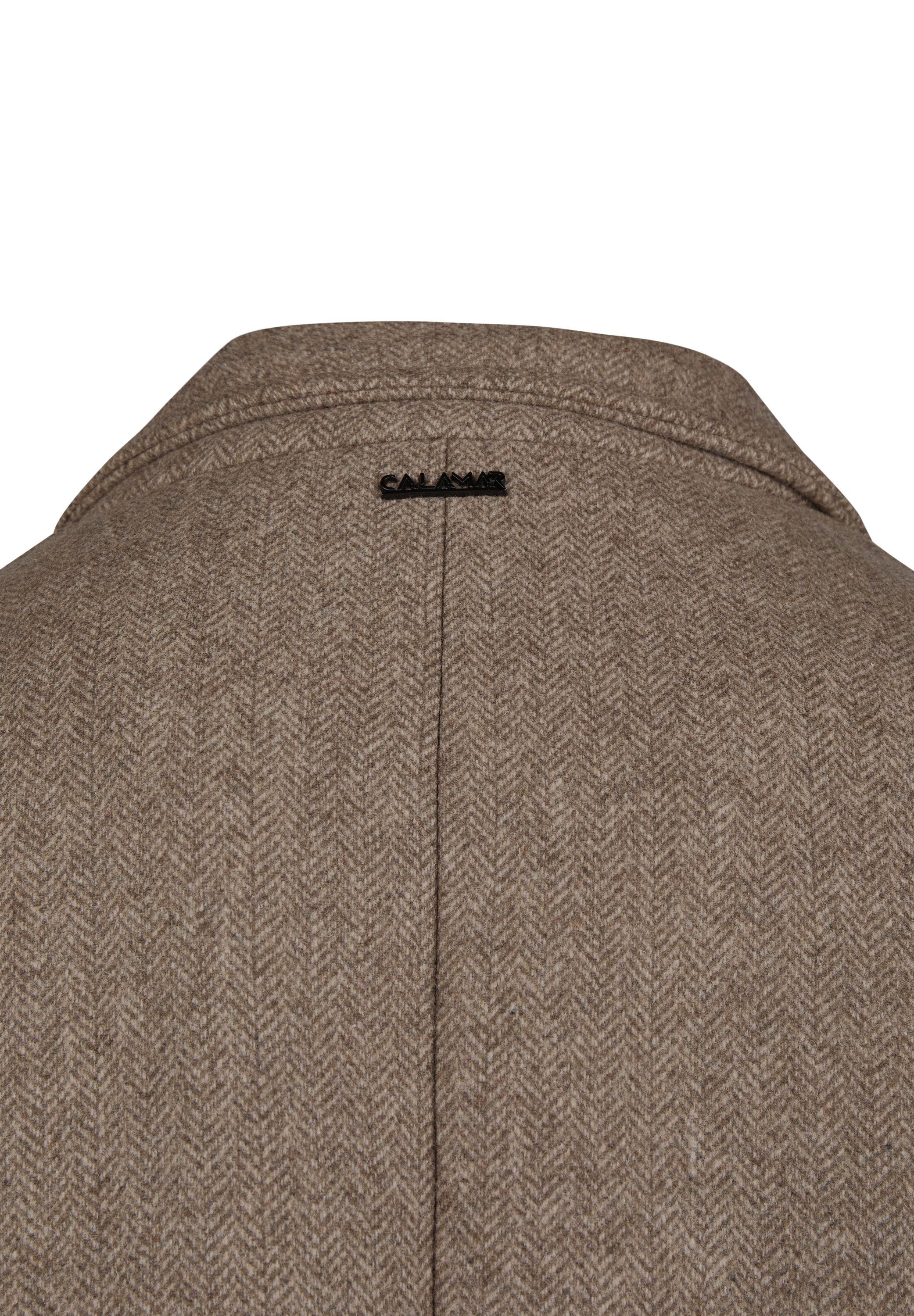 Calamar Wollmantel Klassischer Wollmantel Twill