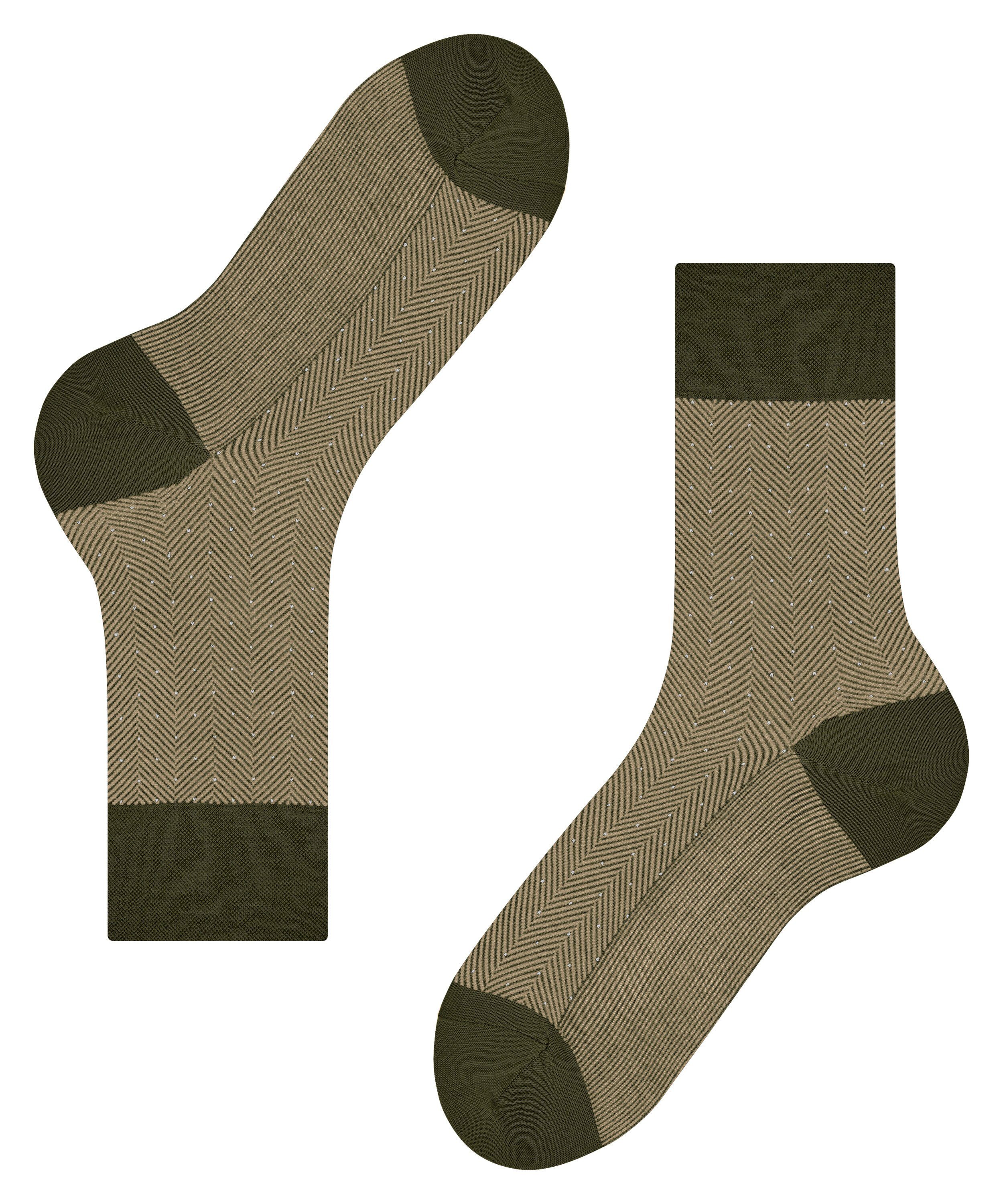Sensitive FALKE (7436) artichoke Socken (1-Paar) Herringbone