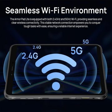 Ulefone Tablet (8", 32 GB, Android 13, IP68 Wasserdicht, 6GB RAM, 7650mAh Akku, 2.4G/5G WiFi OTG GPS, NFC, FM)