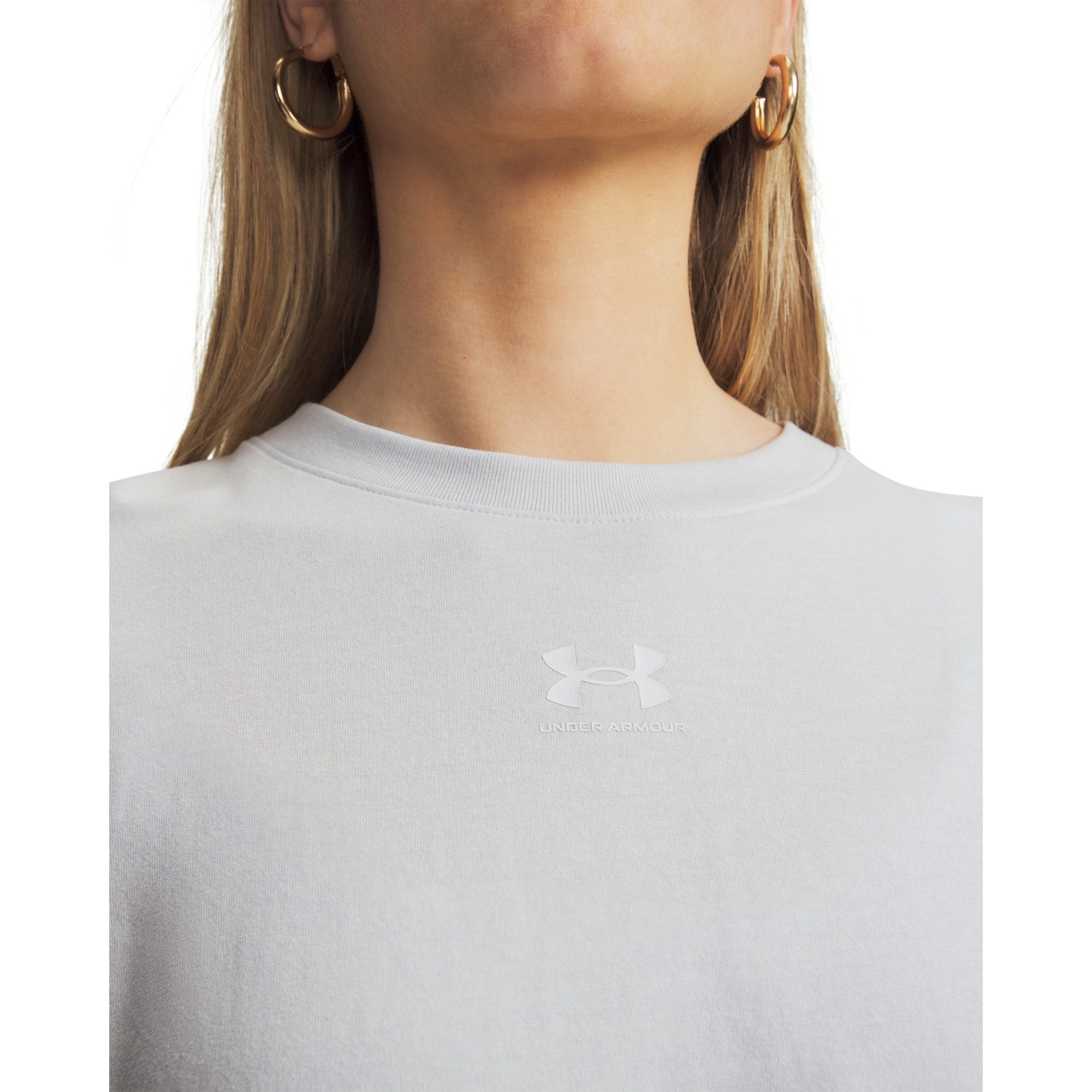 Under Armour® T-Shirt Under Armour Damen T-Shirt Rival Boxy Tee Solid 6011064