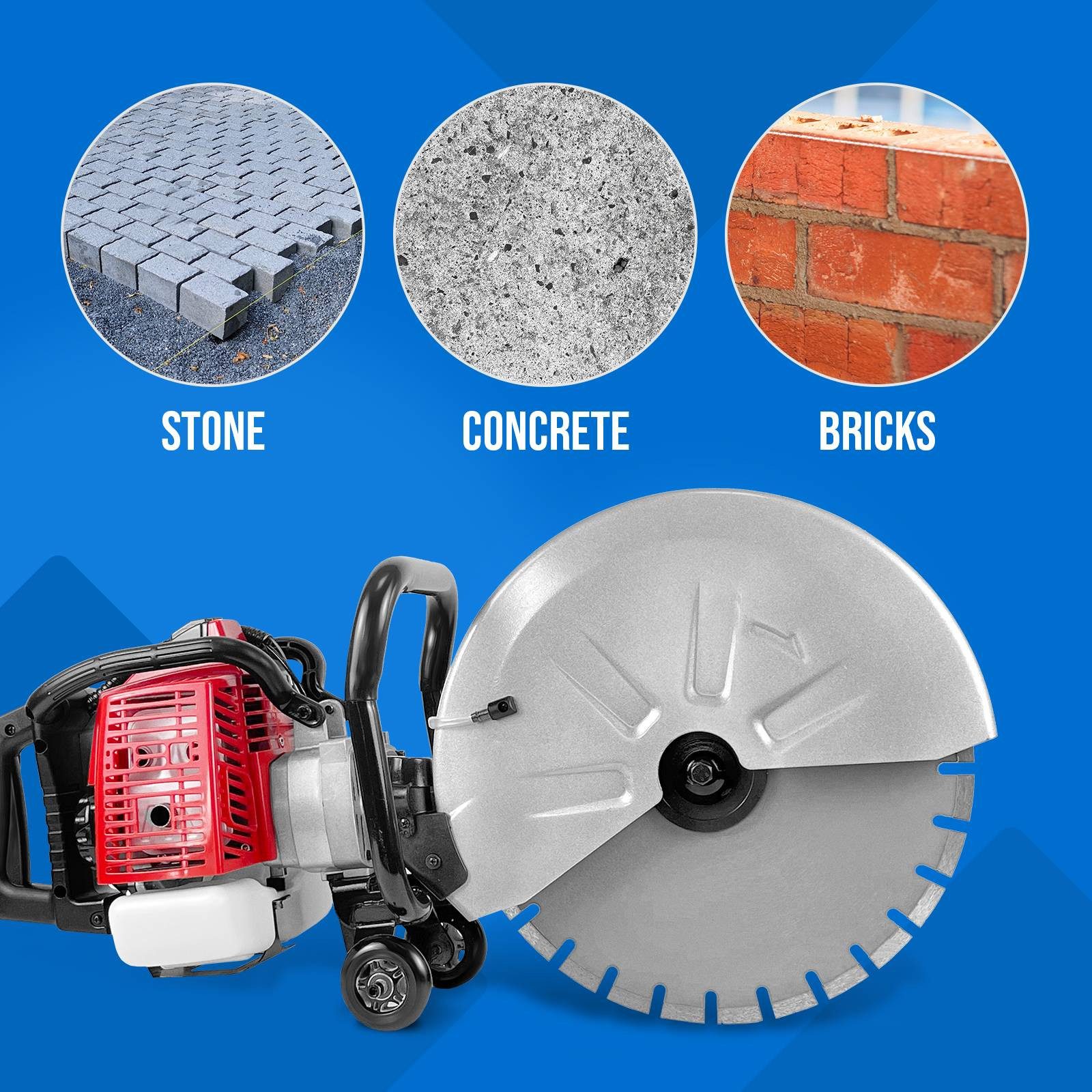 MSW Trennschleifer Benzin-Betonsäge Betonschneidemaschine Beton-Schneider Ø günstig online kaufen