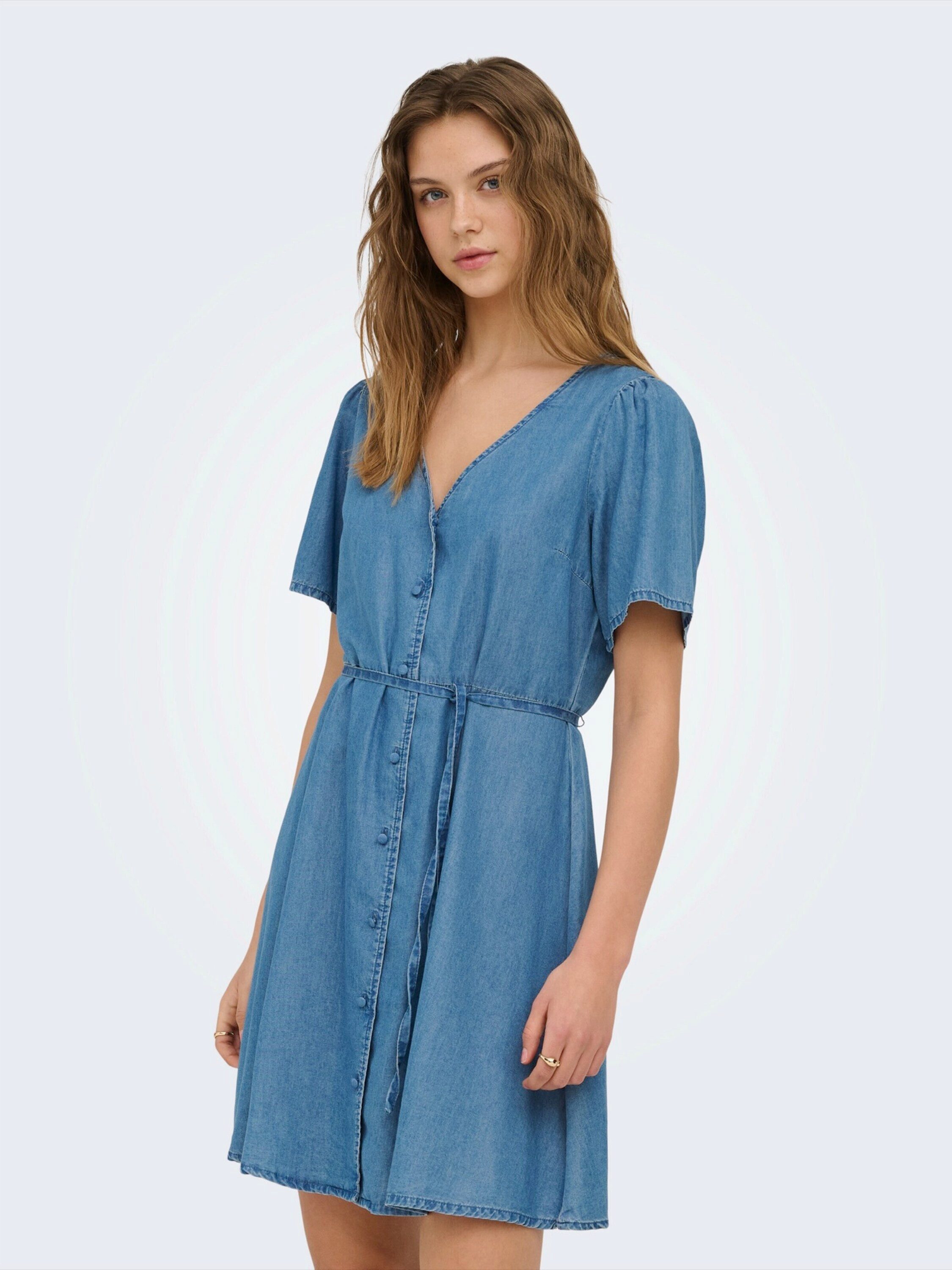 ONLY Blusenkleid ONLEVIDA-BEA (1-tlg) Drapiert/gerafft