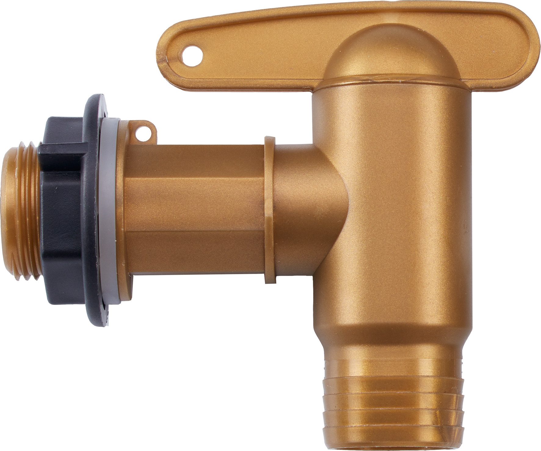 GARANTIA Regentonne AQUA QUICK Kunststoff-Auslaufhahn 3/4'' messingfarben