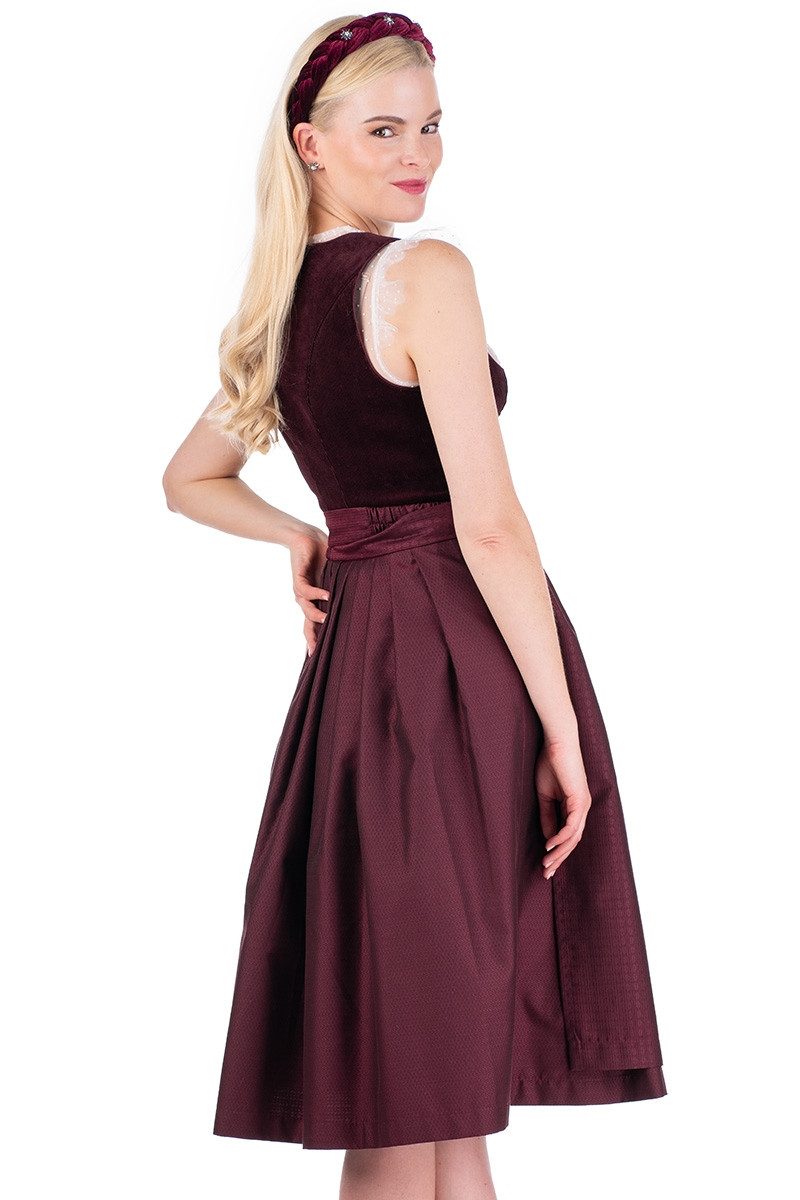 MarJo Dirndl Cord Dirndl 2tlg. - OSTERHOFEN - bordeaux – Bild 5 von 5