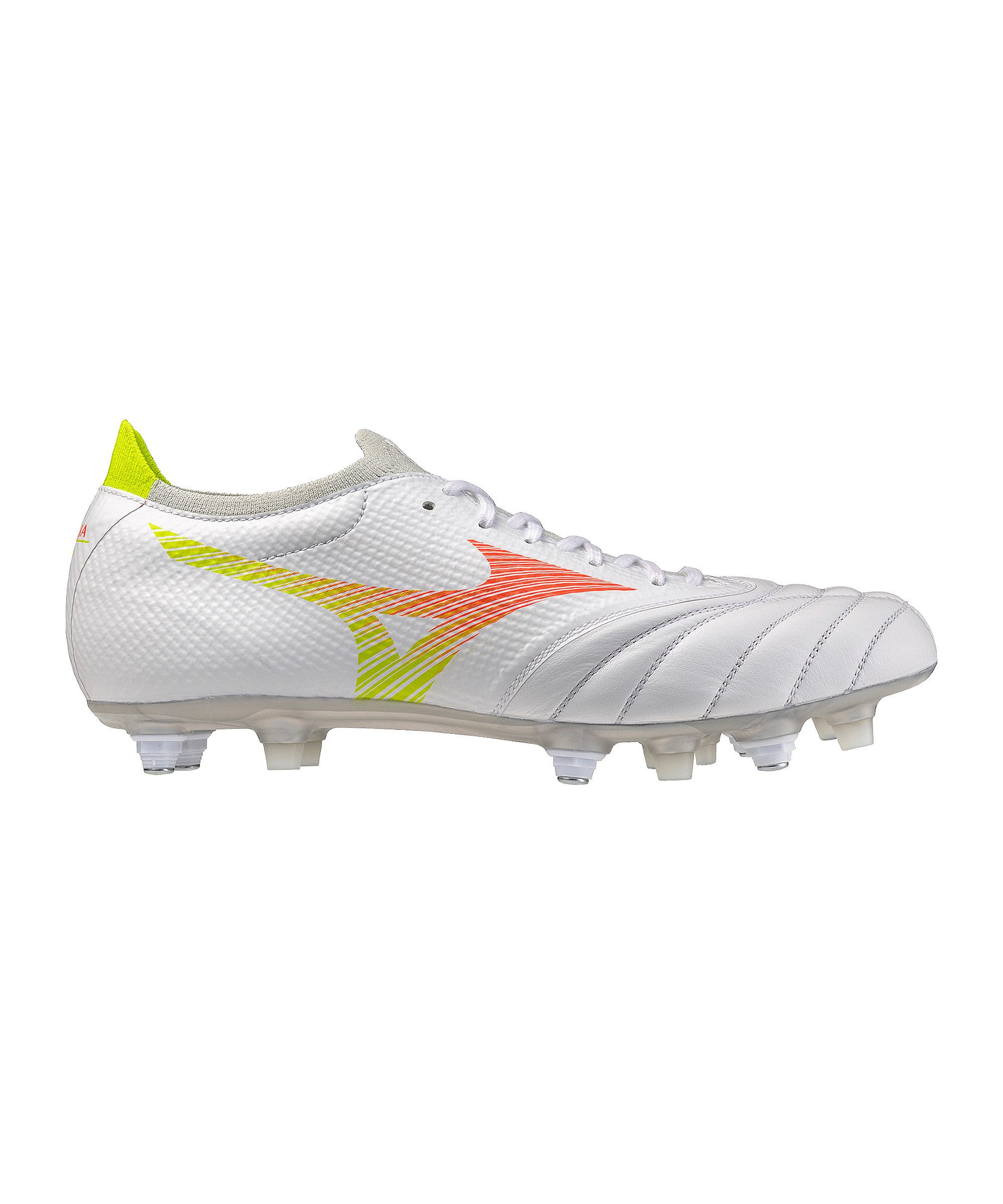 Mizuno Morelia Neo V Beta Pro Mix SG Prism Weiß Fußballschuh