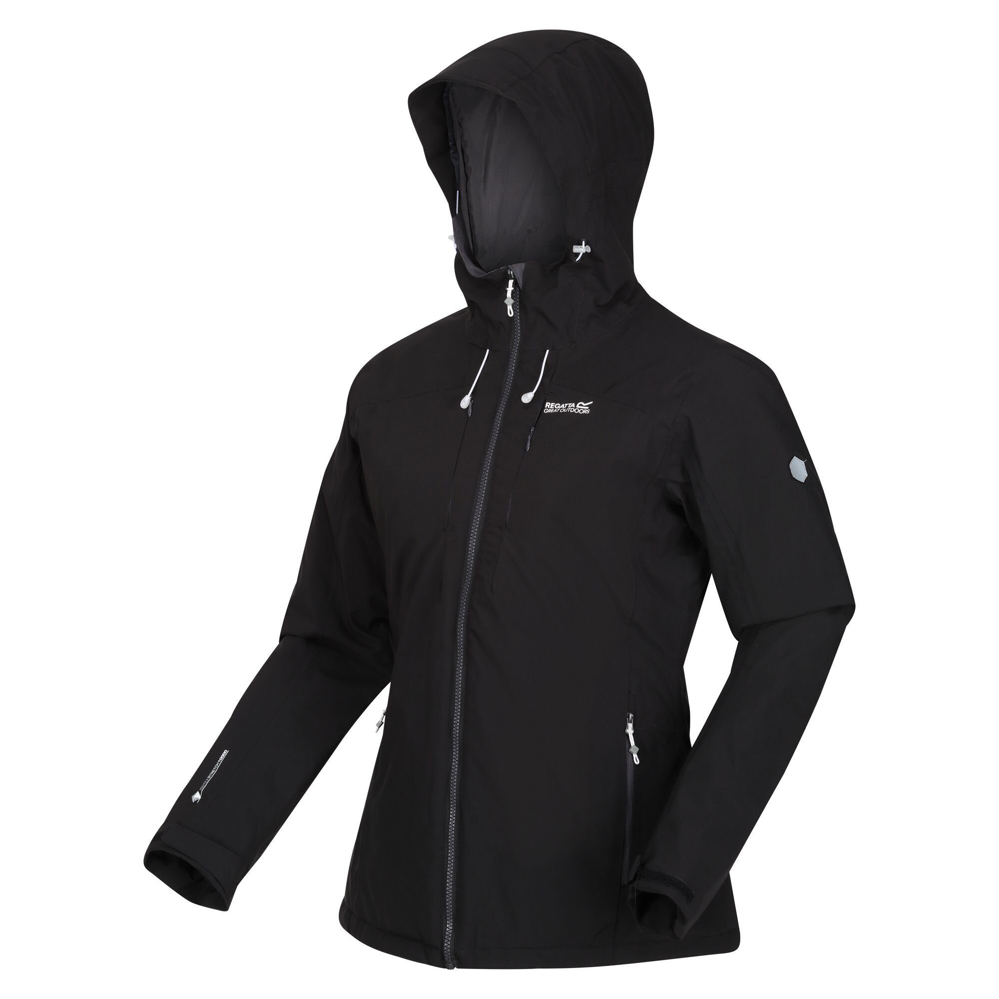 mit Highton Outdoorjacke Wassersäule Regatta 10.000mm für Damen, Black III