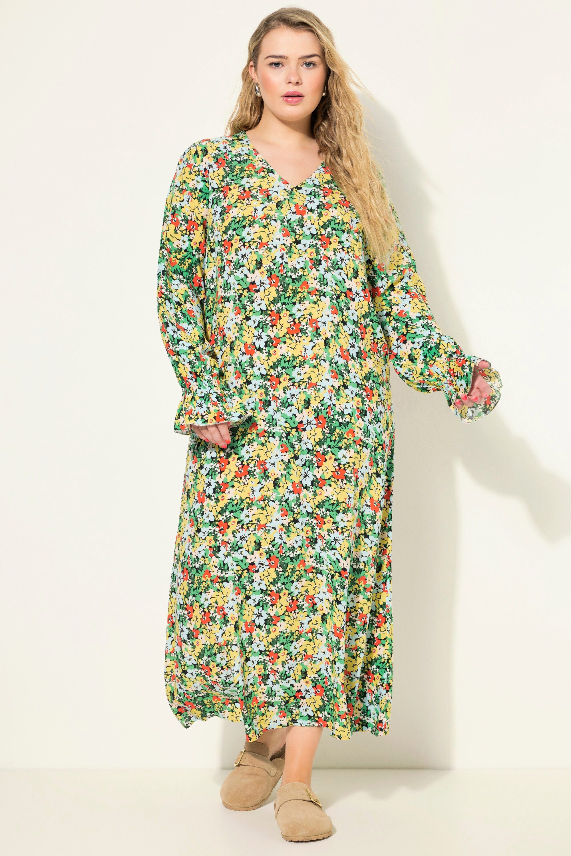 Studio Untold Maxikleid Maxikleid A-Line Flower günstig online kaufen