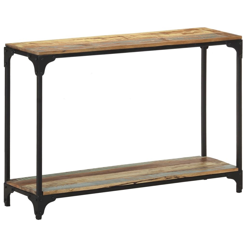 vidaXL Beistelltisch Konsolentisch 110x30x75 cm Recyceltes Massivholz