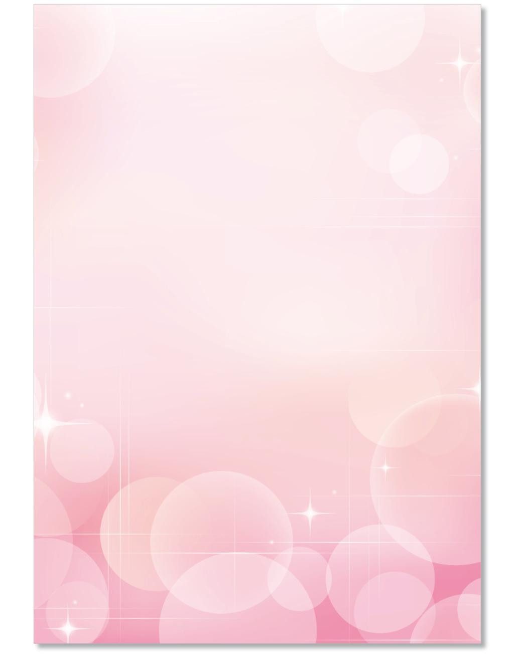 Briefpapier Motivpapier Bubbles und Seifenblasen DIN A4, gut beschreibbar
