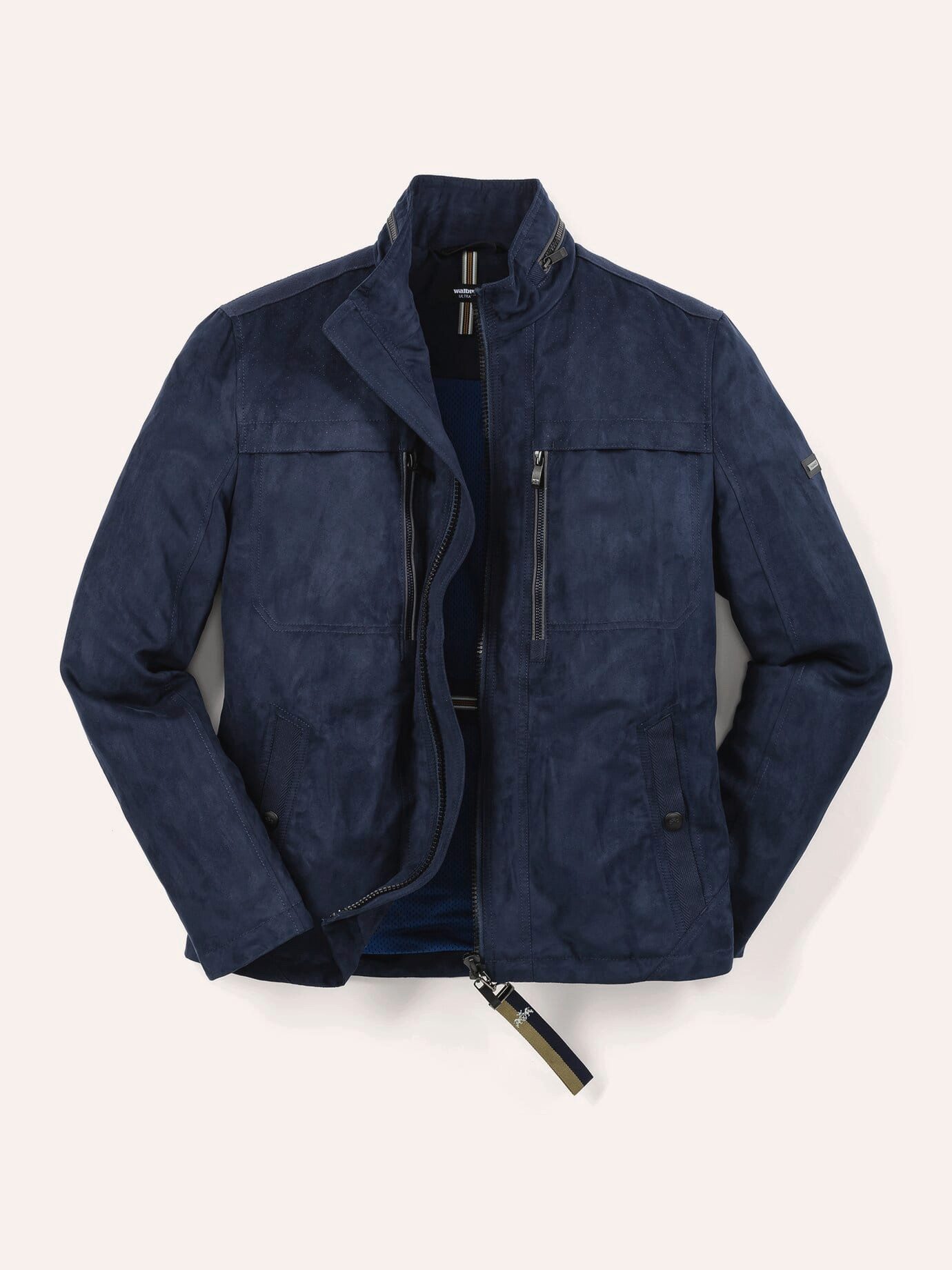 Walbusch Blouson Herren Ultraskin-Übergangsblouson waschmaschinenfest Leichter Blouson mit Meshfutter, atmungsaktiv und wasserabweisend