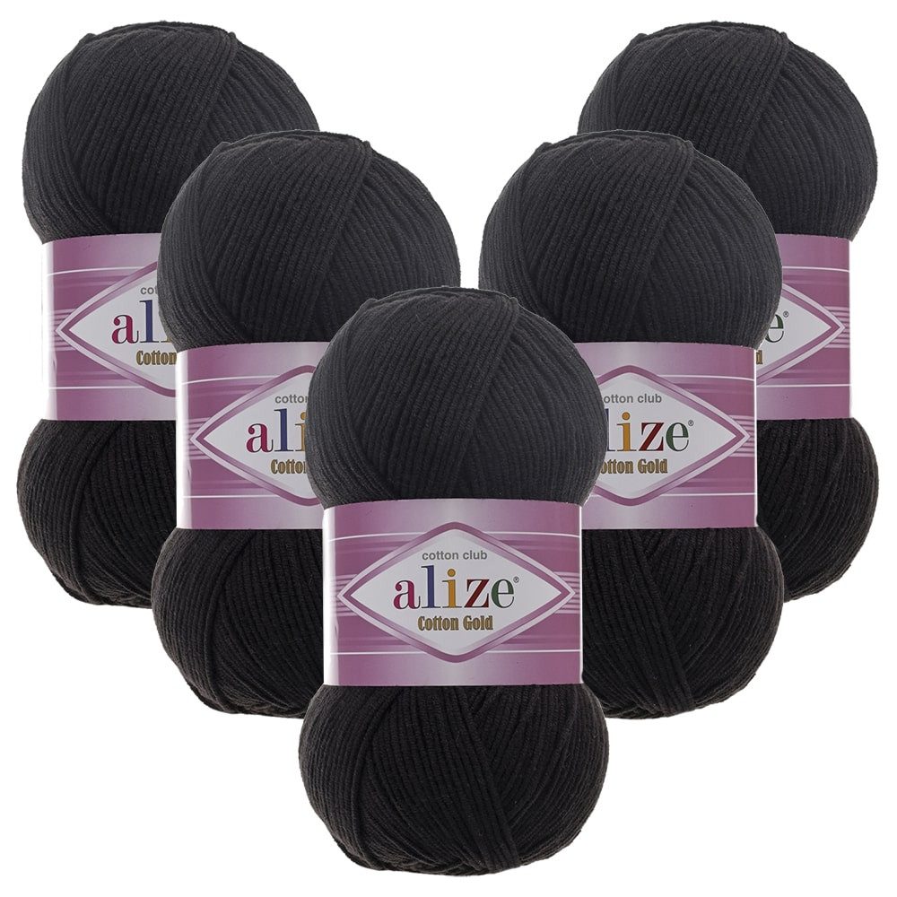 Häkelwolle 5 x ALIZE Cotton Gold