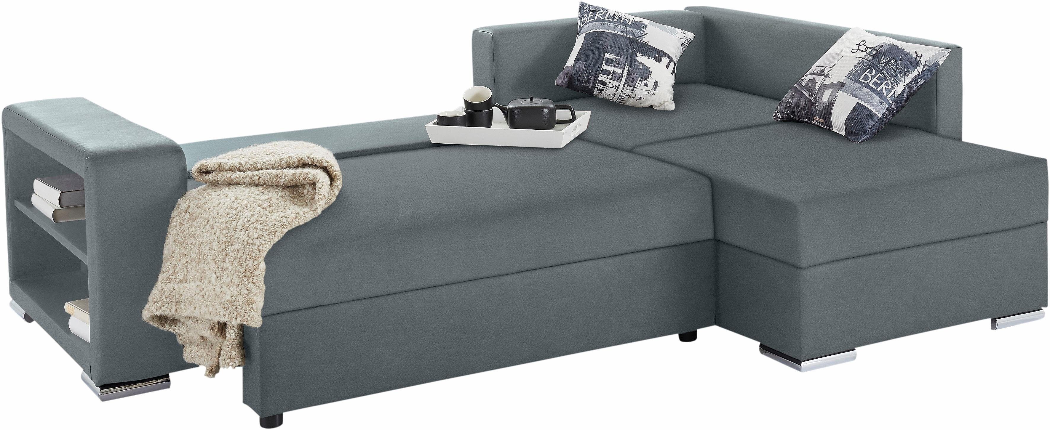 COLLECTION AB Ecksofa John L-Form, mit Bettfunktion, Bettkasten und integri günstig online kaufen