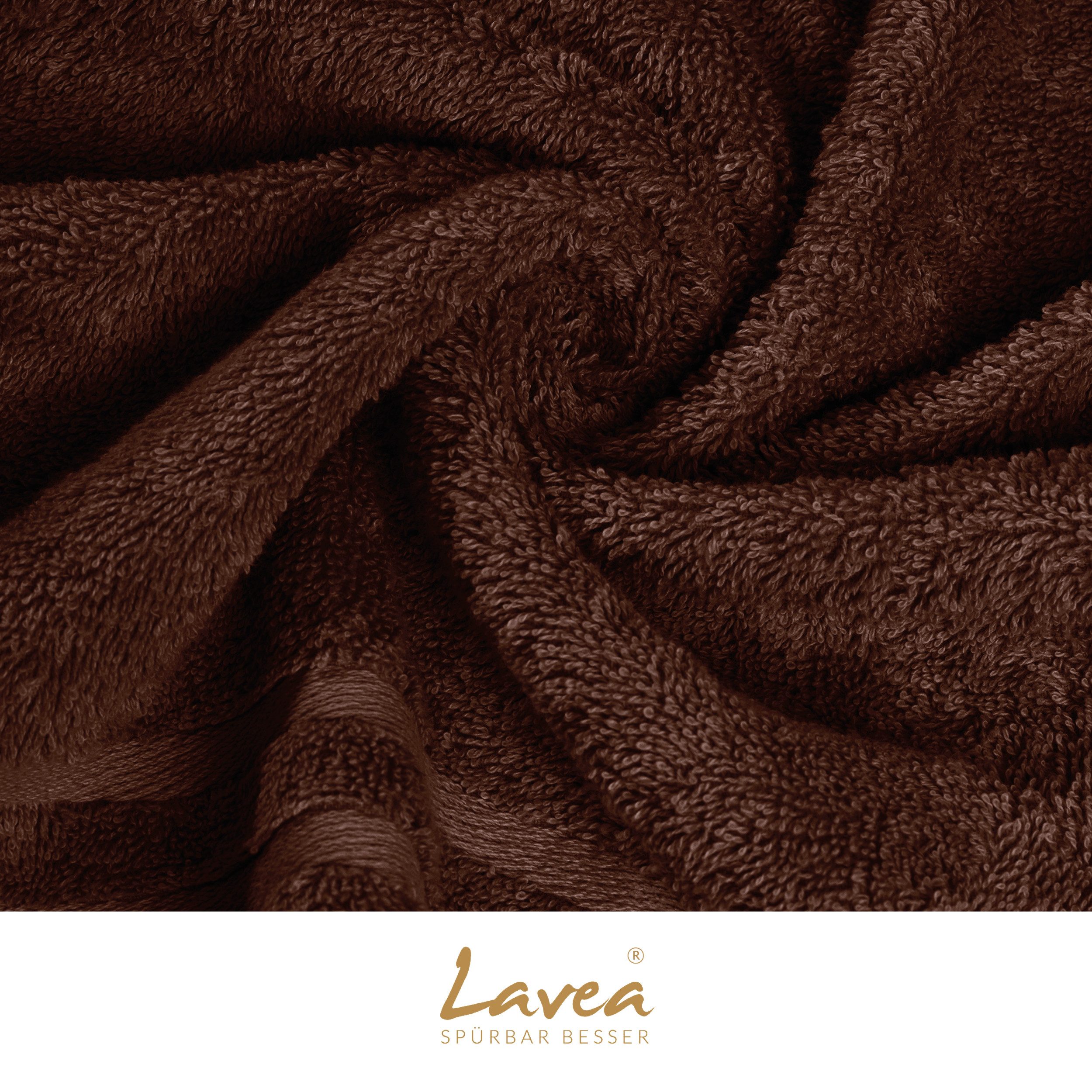 Lavea Badematte 2er Set Badeteppiche Elena Frottee 50x80 cm Badvorleger, 100% Baumwolle, 500 g/m² Frottier, weich & saugstark, pflegeleicht – Bild 5 von 5